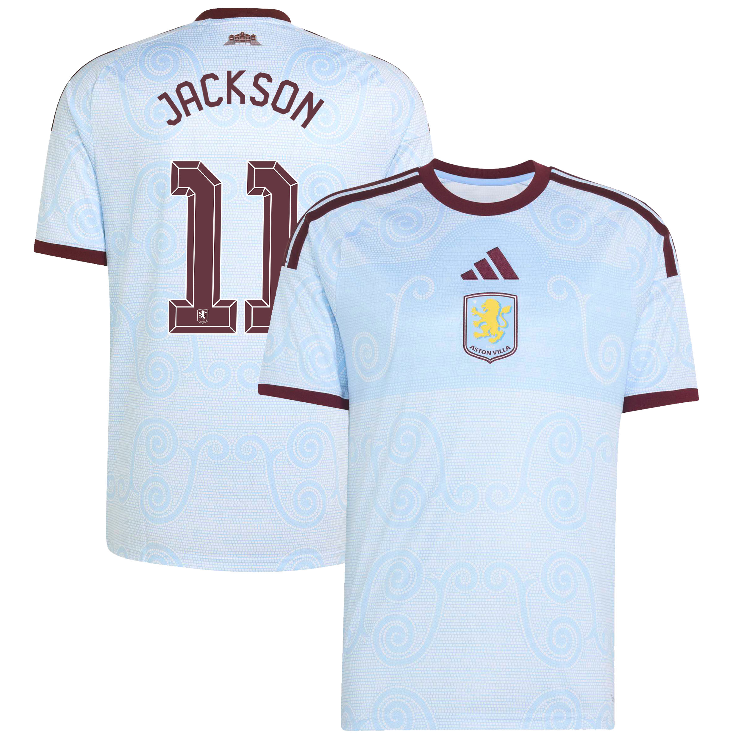 Aston Villa adidas Third Shirt 2026-27 with Jackson 11 Cup printing, , rebel_hi-res