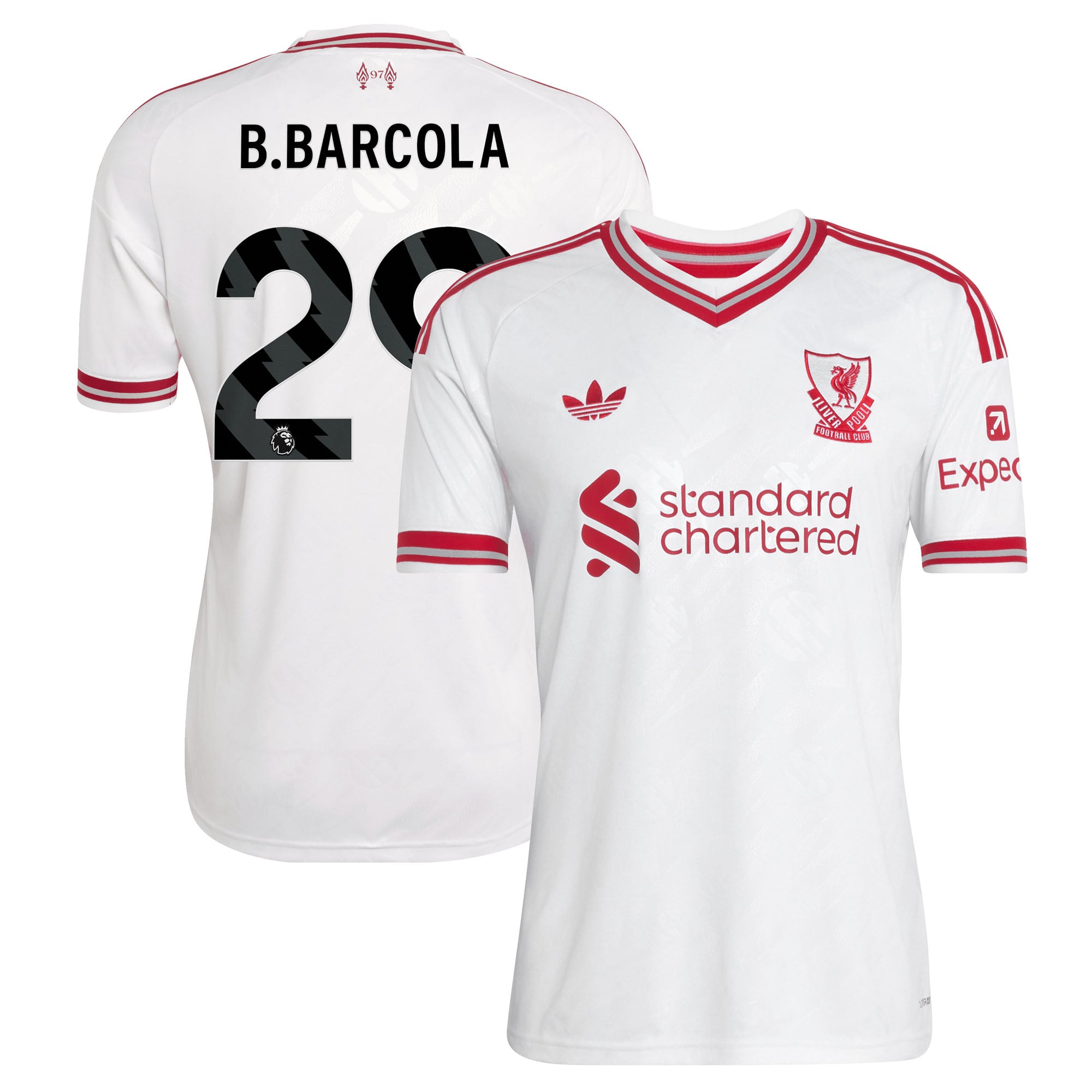 Liverpool adidas Away Shirt 2026-27 with B.Barcola 29 printing, , rebel_hi-res