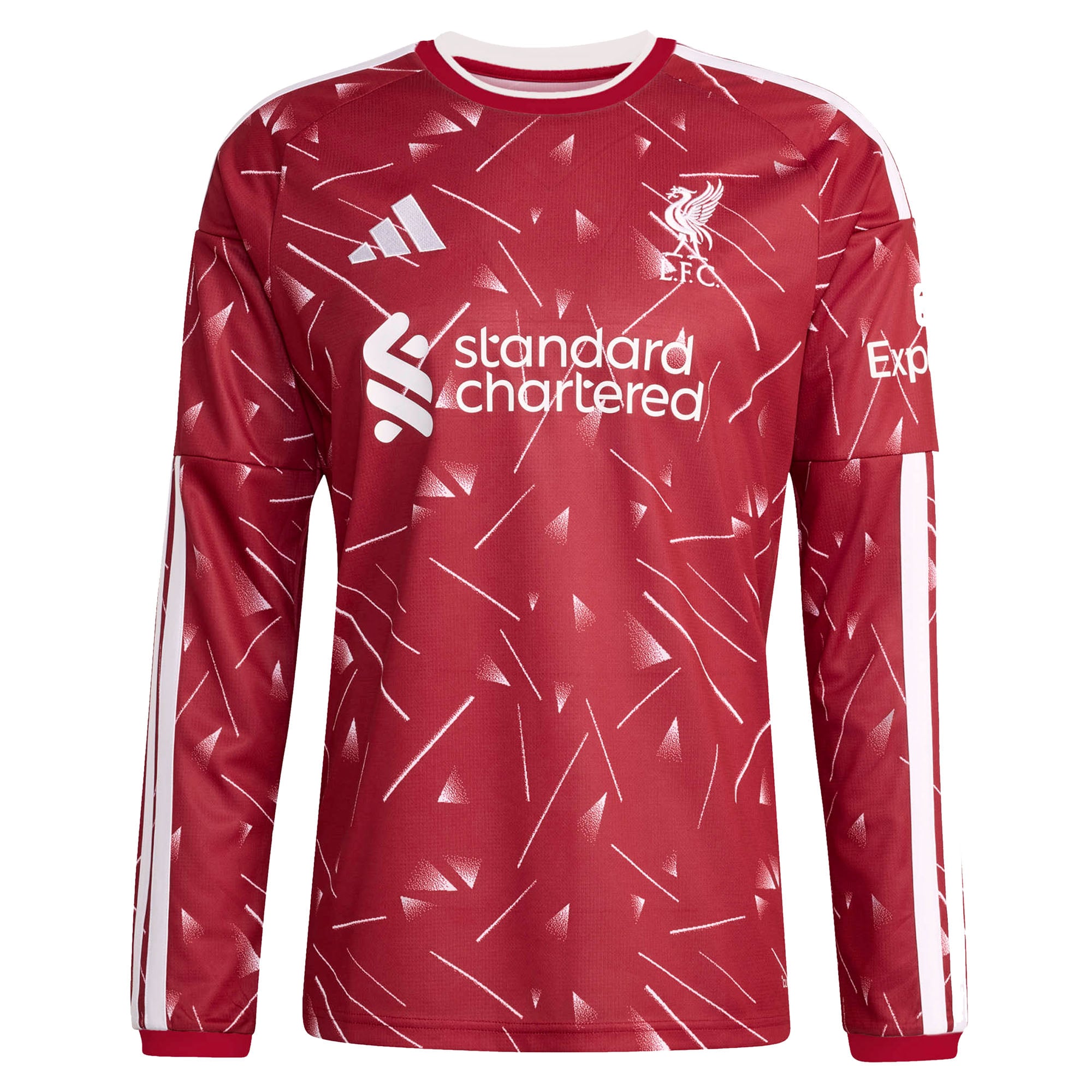 Liverpool adidas Home Shirt 2026-27 - Long Sleeve with B.Barcola 29 printing, , rebel_hi-res