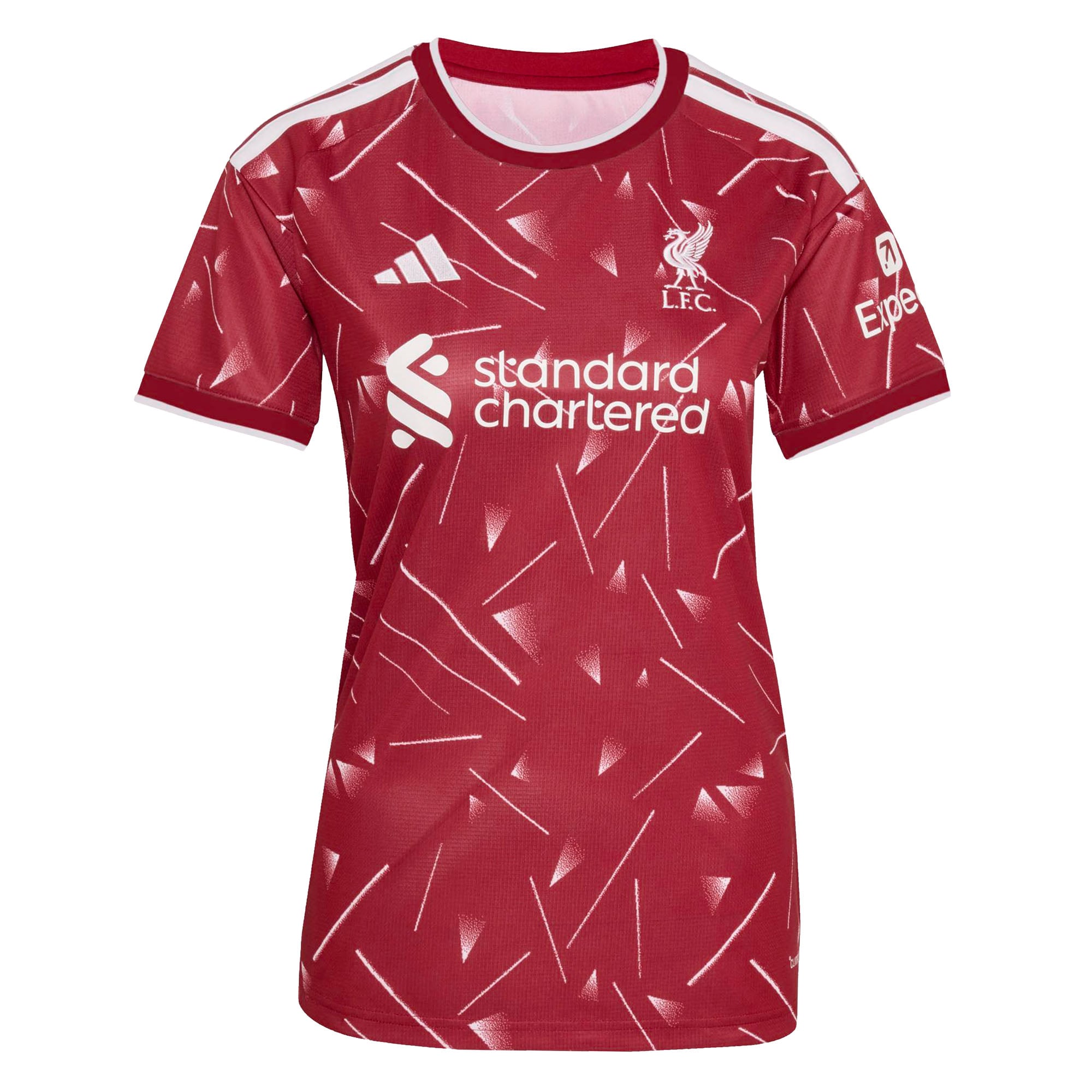 Liverpool adidas Home Shirt 2026-27 - Womens with B.Barcola 29 printing, , rebel_hi-res