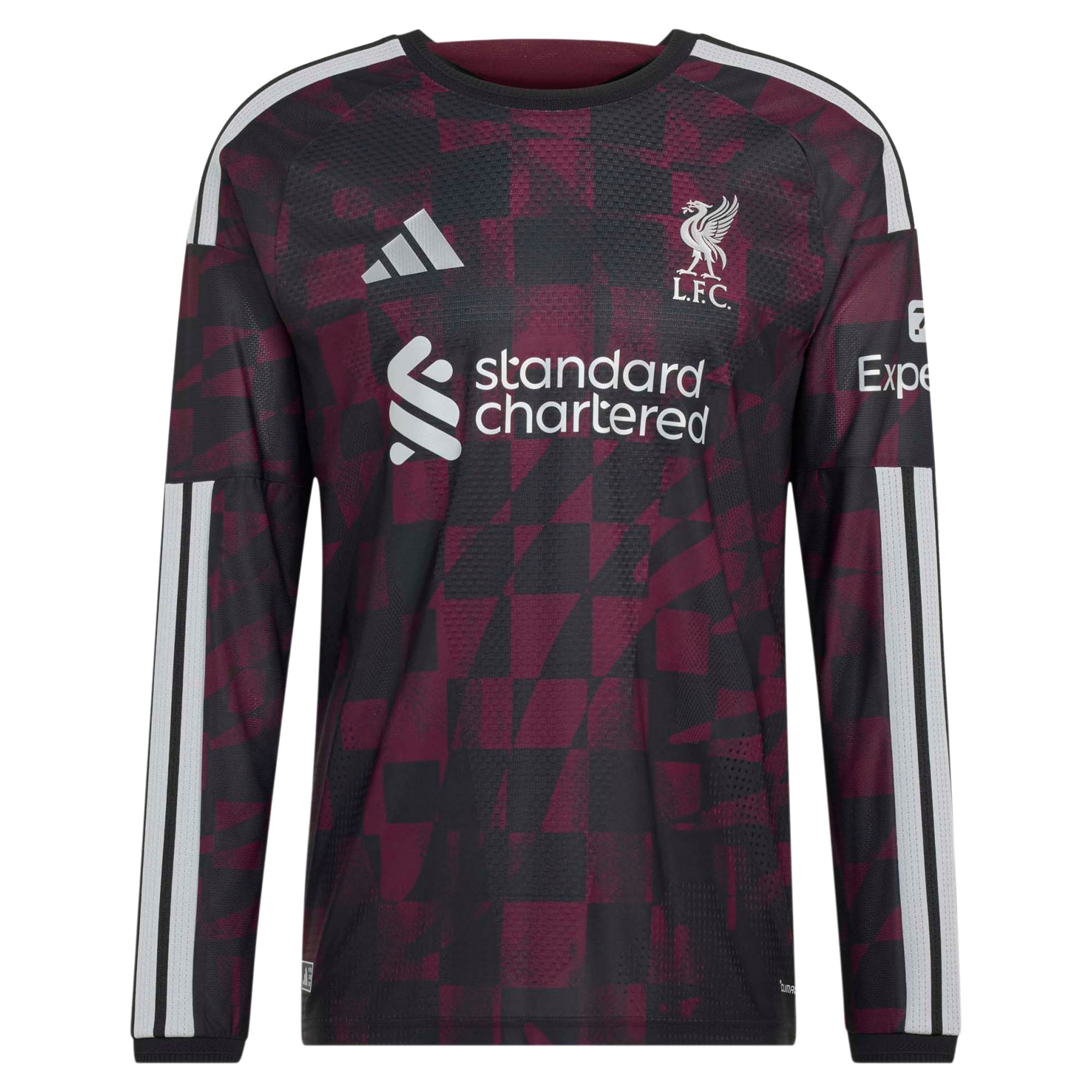 Liverpool adidas Third Authentic Shirt 2026-27 - Long Sleeve with B.Barcola 29 printing, , rebel_hi-res