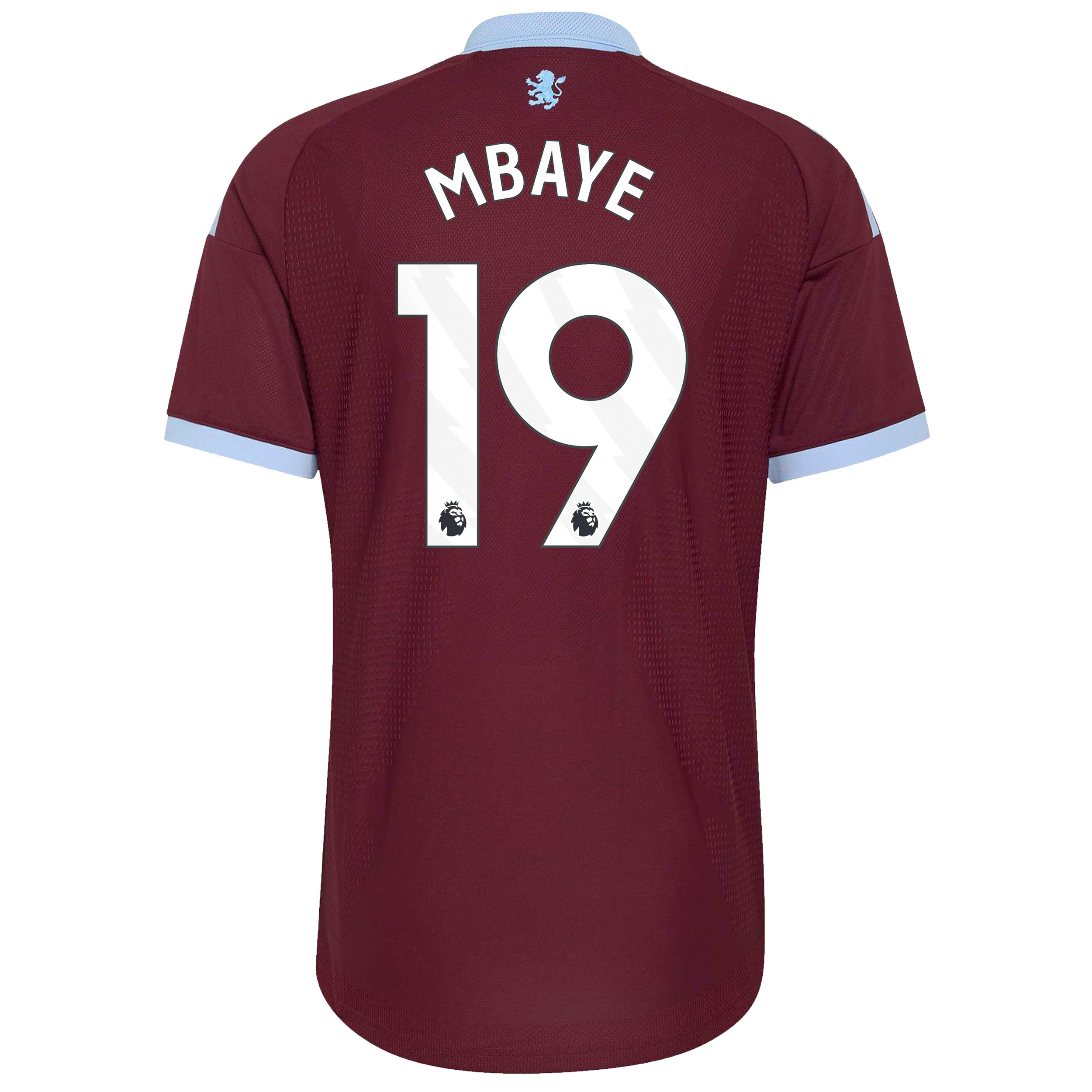 Aston Villa adidas Home Authentic Shirt 2026-27 with Mbaye 19 printing, , rebel_hi-res