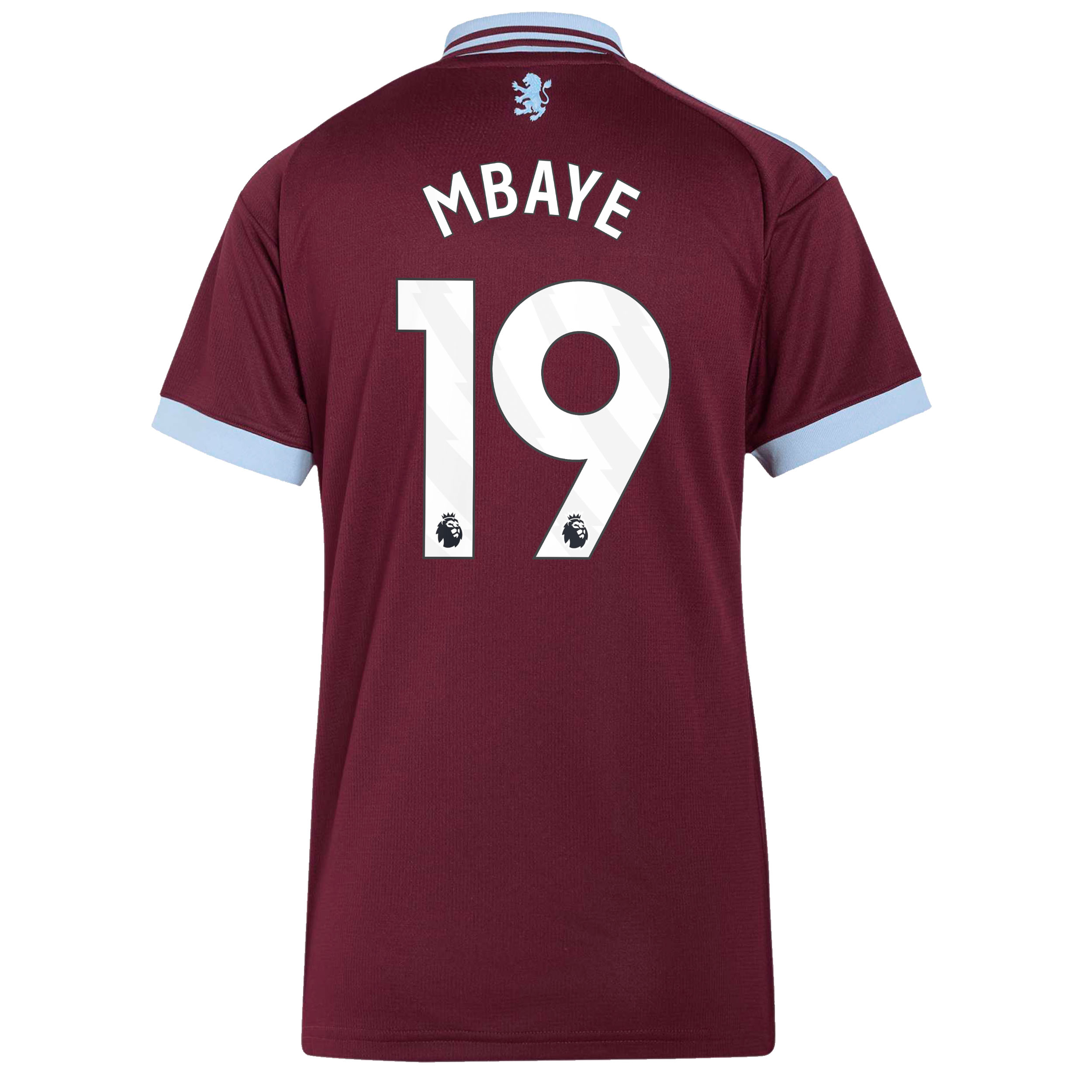Aston Villa adidas Home Shirt 2026-27 - Womens with Mbaye 19 printing, , rebel_hi-res