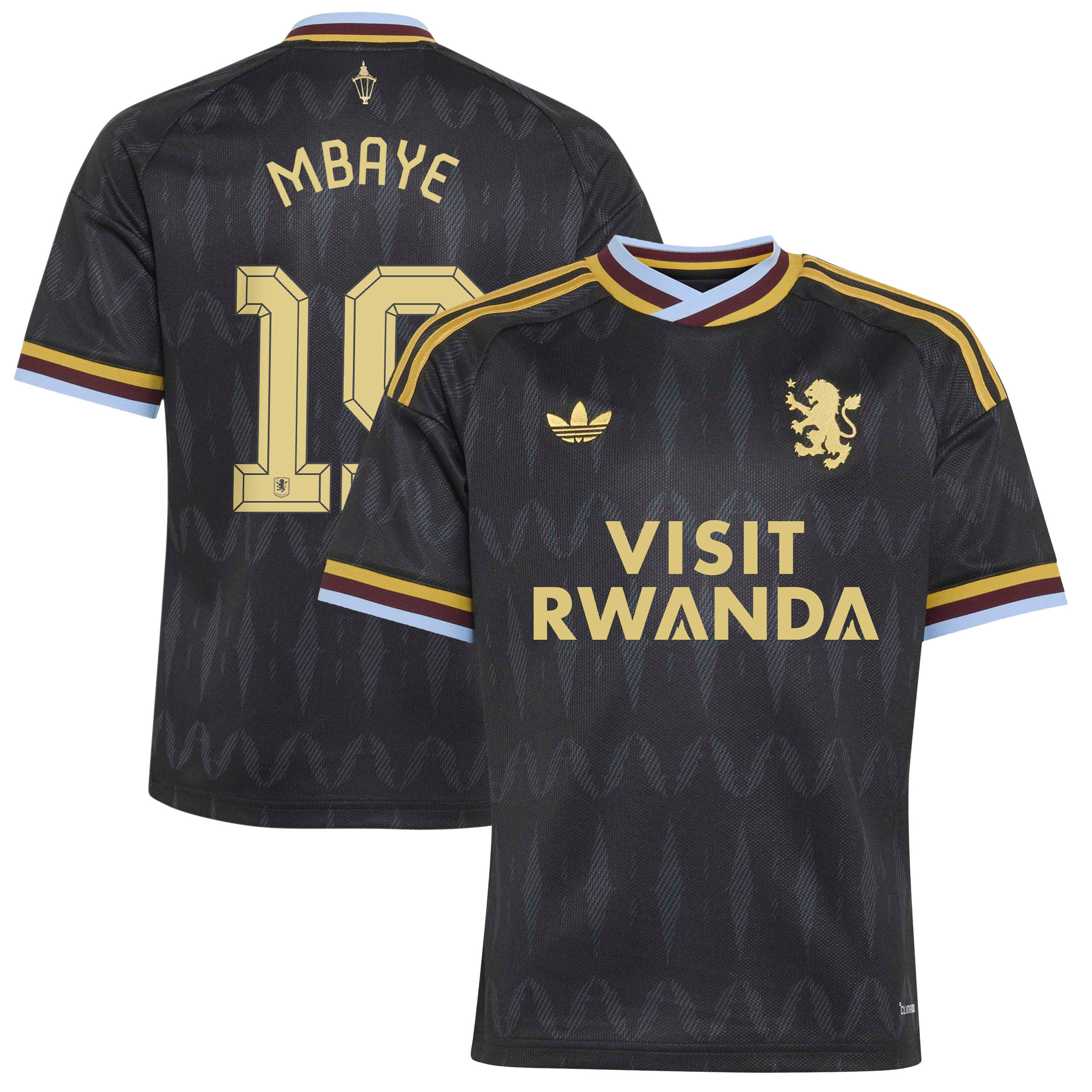Aston Villa adidas Away Shirt 2026-27 - Kids with Mbaye 19 Cup printing, , rebel_hi-res