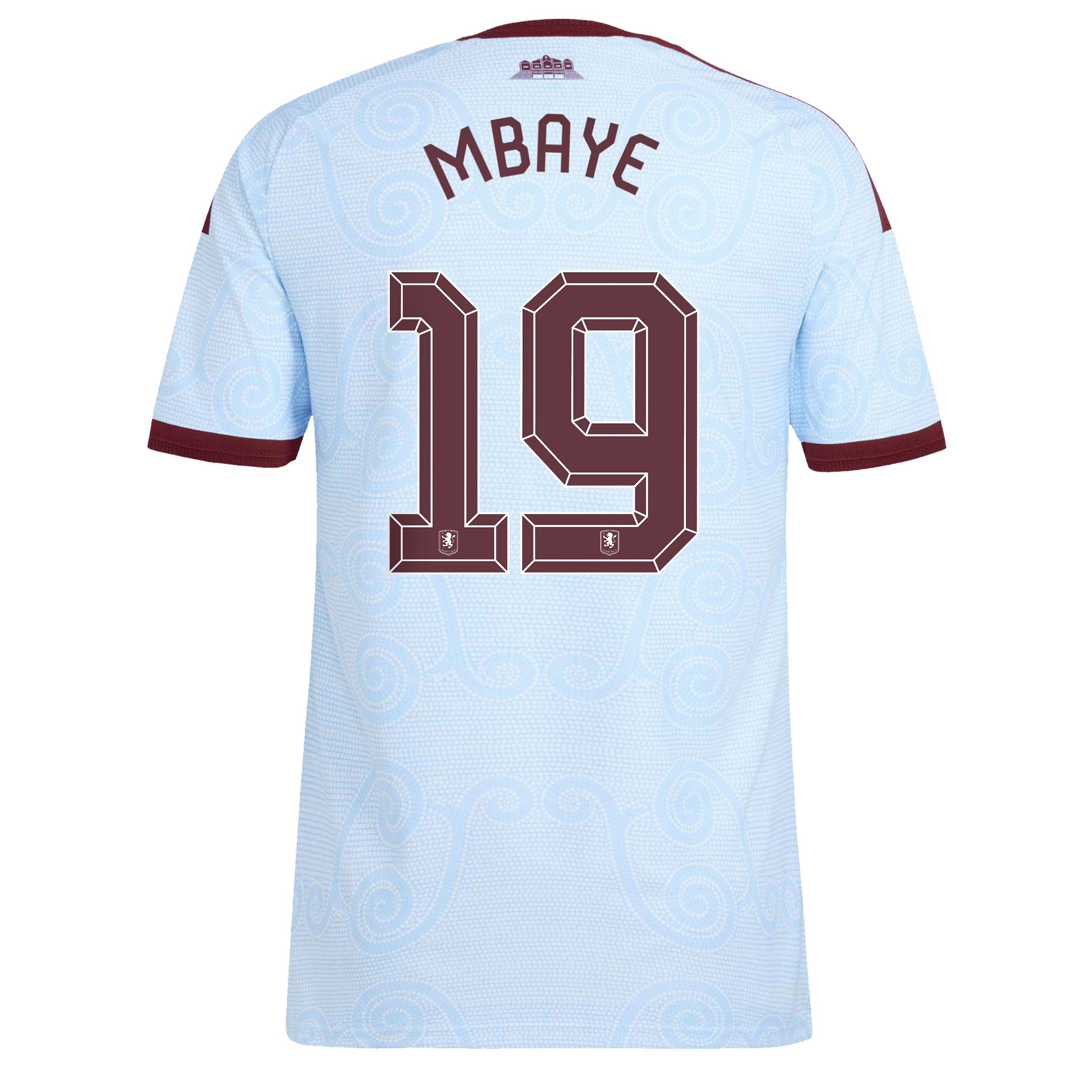 Aston Villa adidas Third Authentic Shirt 2026-27 with Mbaye 19 Cup printing, , rebel_hi-res