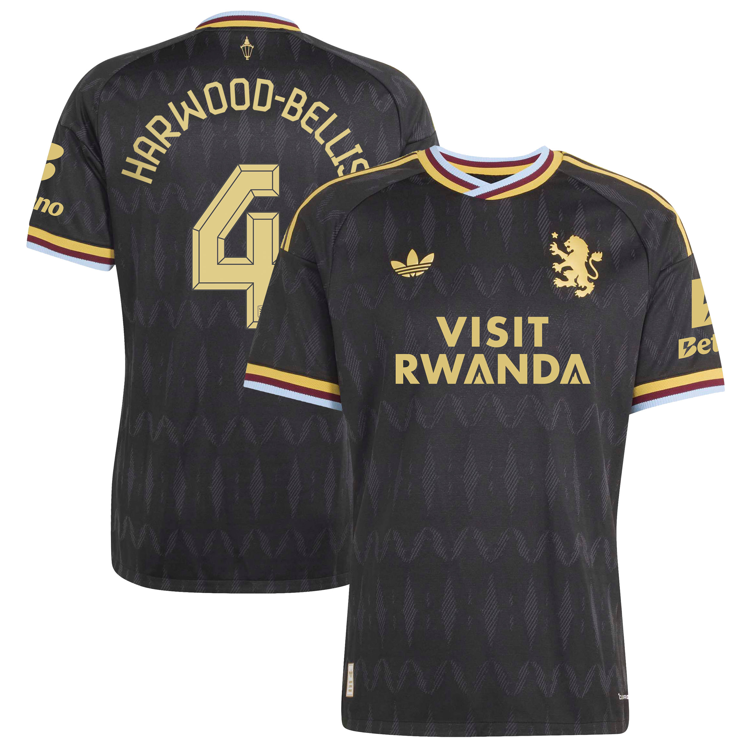 Aston Villa adidas Away Authentic Shirt 2026-27 with Harwood-Bellis 4 Cup printing, , rebel_hi-res