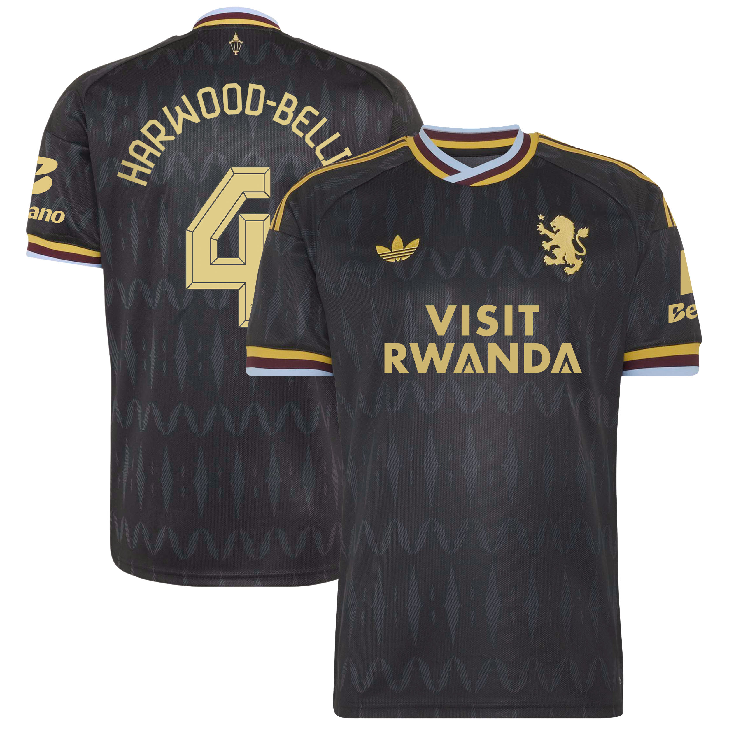 Aston Villa adidas Away Shirt 2026-27 with Harwood-Bellis 4 Cup printing, , rebel_hi-res