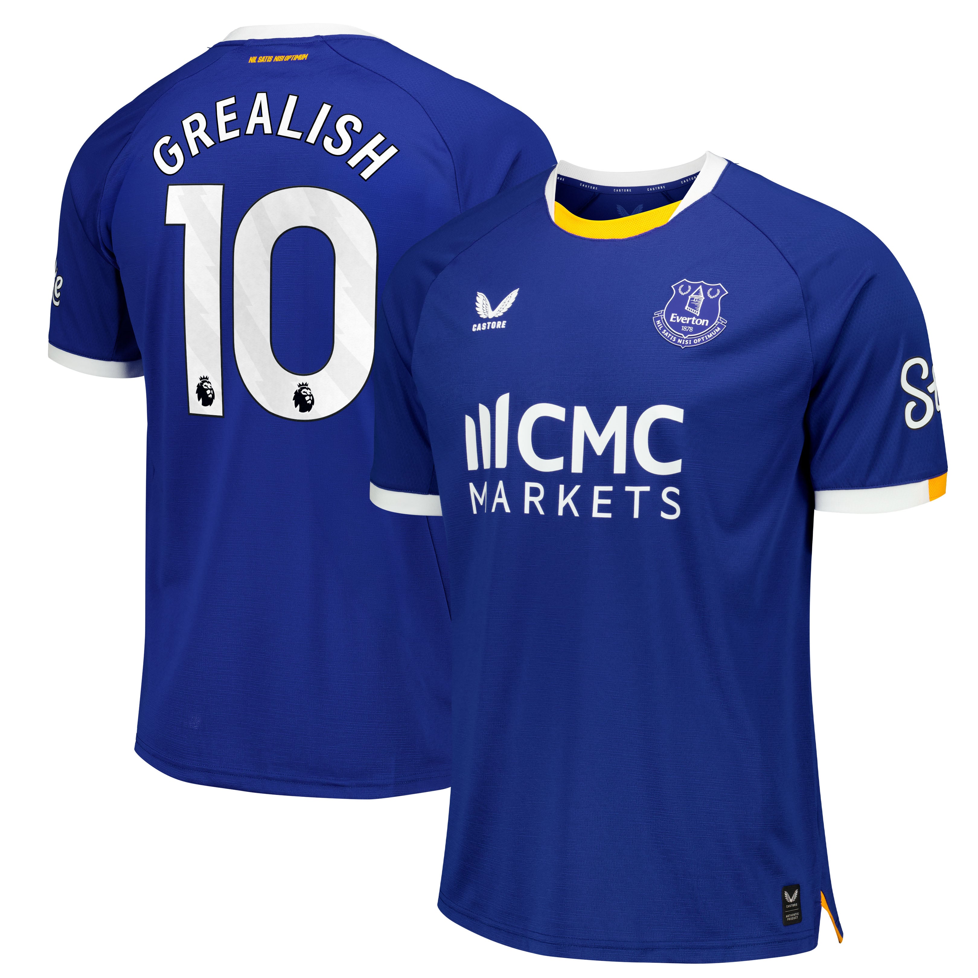 Everton Castore Home Pro Shirt 2026-27 with Grealish 10 printing