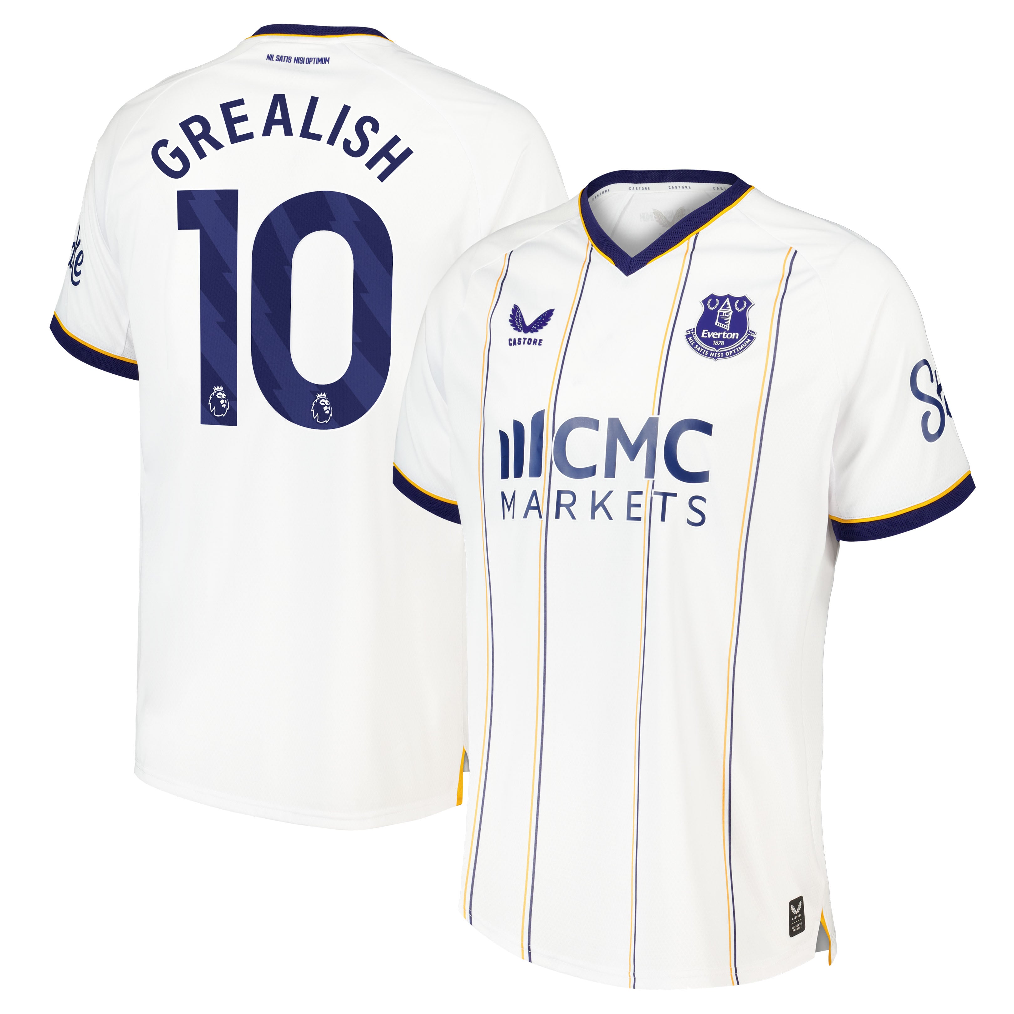 Everton Castore Away Pro Shirt 2026-27 with Grealish 10 printing