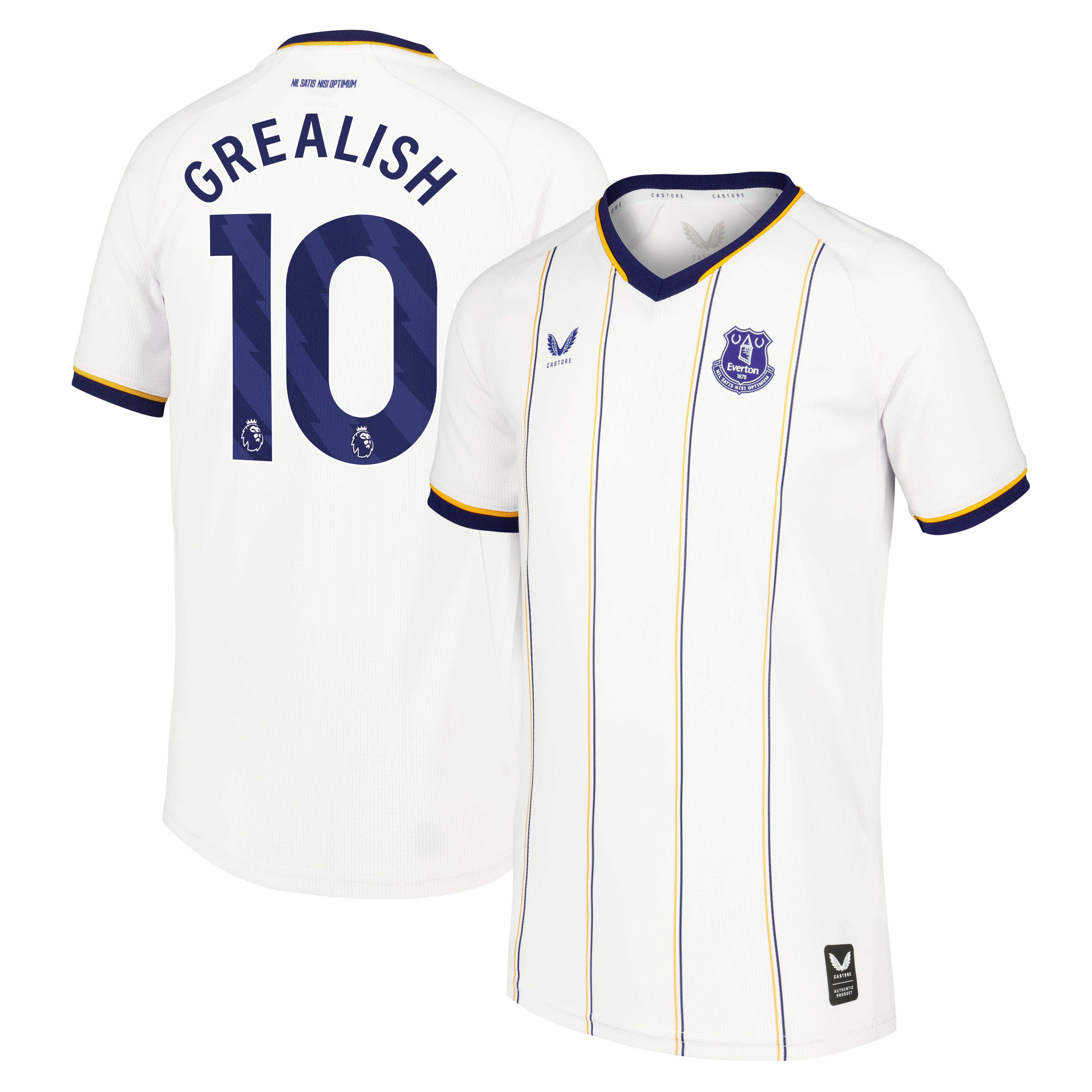 Everton Castore Away Replica Shirt 2026-27 - Kids with Grealish 10 printing, , rebel_hi-res