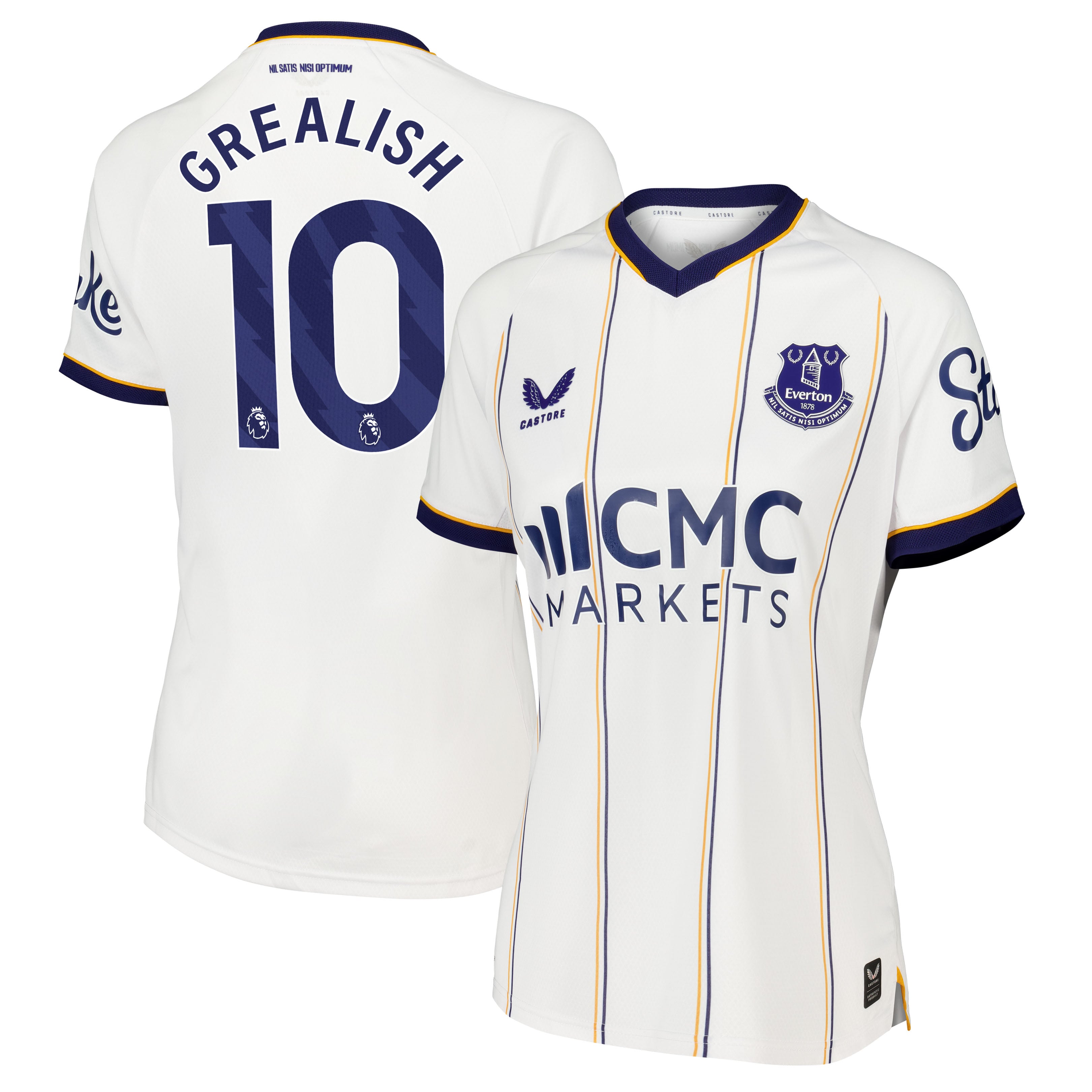 Everton Castore Away Pro Shirt 2026-27 - Womens with Grealish 10 printing