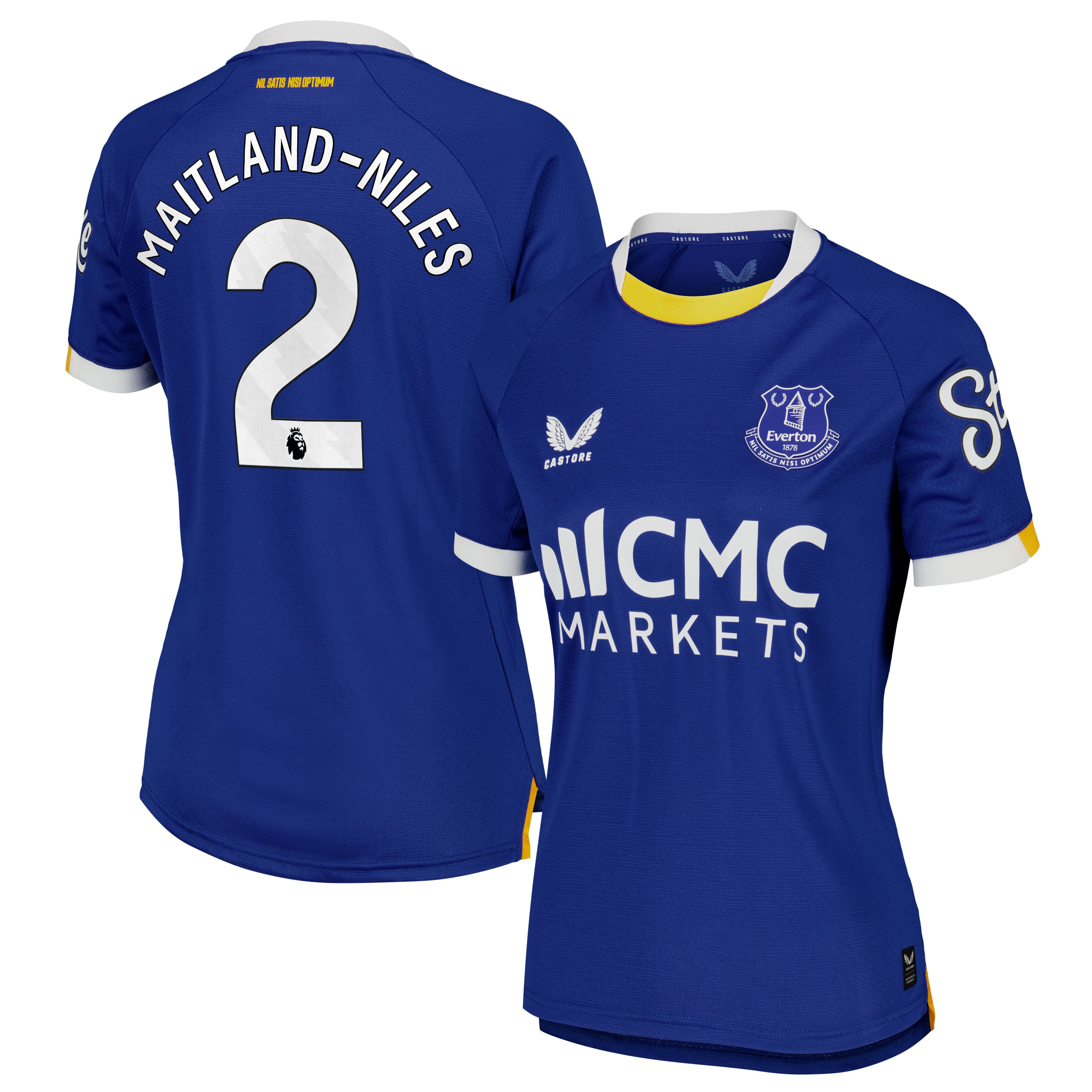 Everton Castore Home Pro Shirt 2026-27 - Womens with Maitland-Niles 2 printing