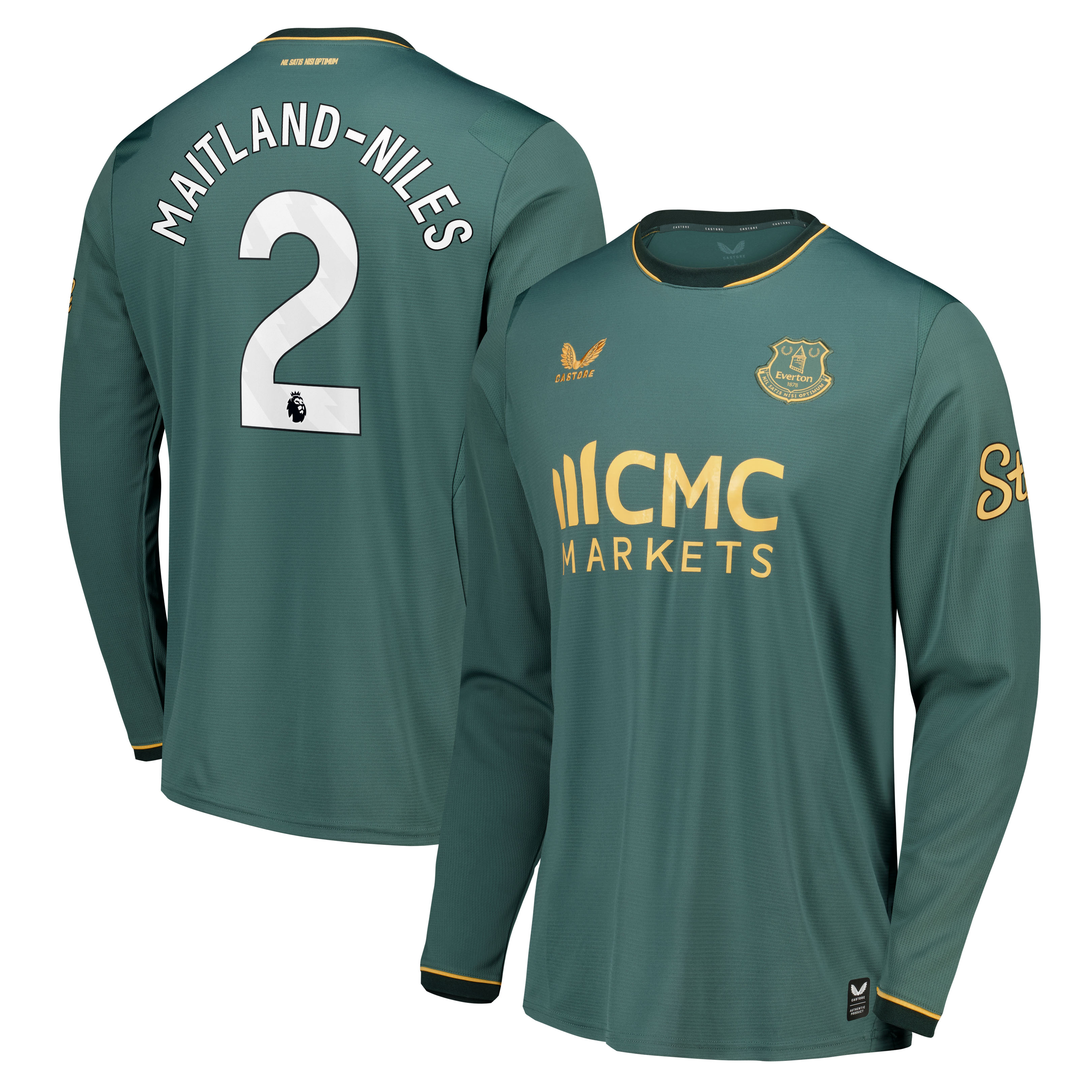 Everton Castore Third Replica Shirt 2026-27 - Long Sleeve with Maitland-Niles 2 printing, , rebel_hi-res