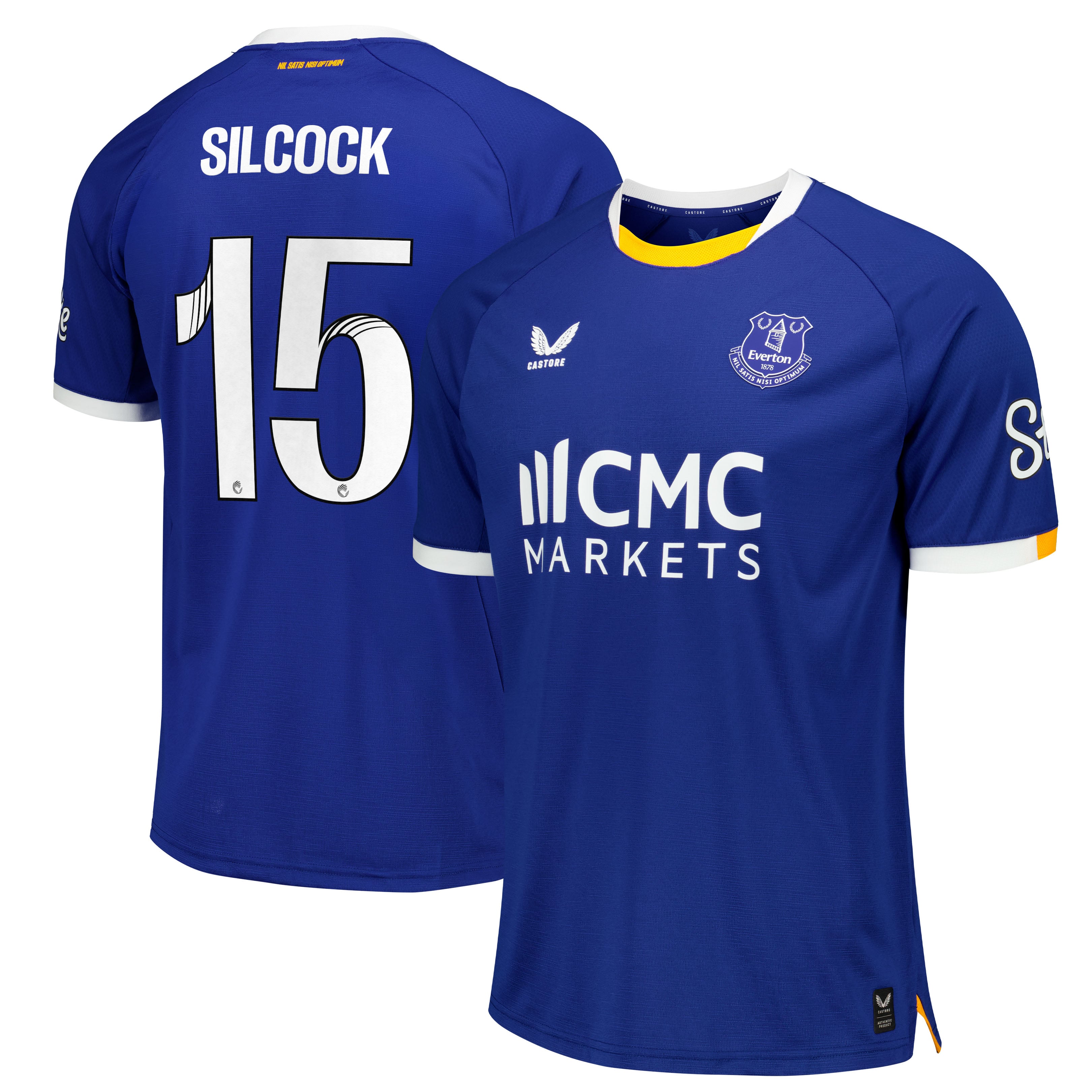 Everton WSL Castore Home Pro Shirt 2026-27 with Silcock 15 printing