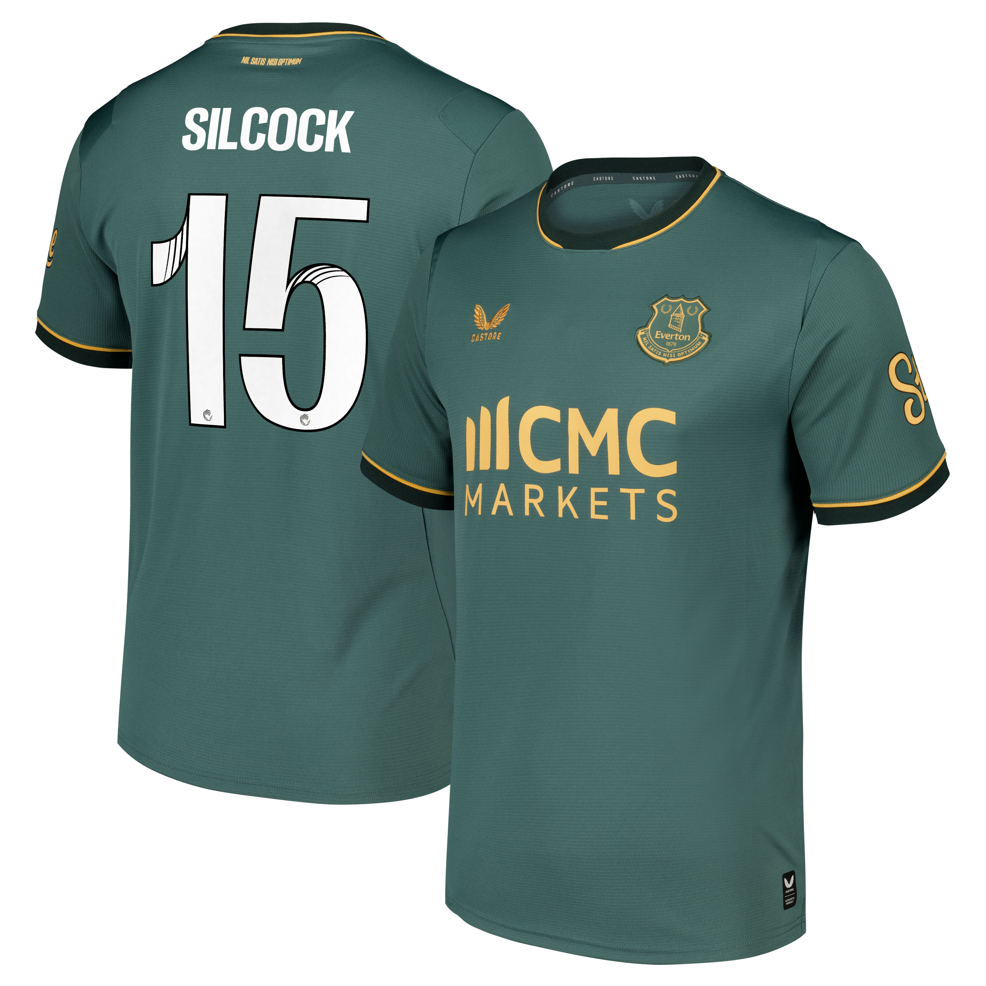 Everton WSL Castore Third Replica Shirt 2026-27 with Silcock 15 printing, , rebel_hi-res