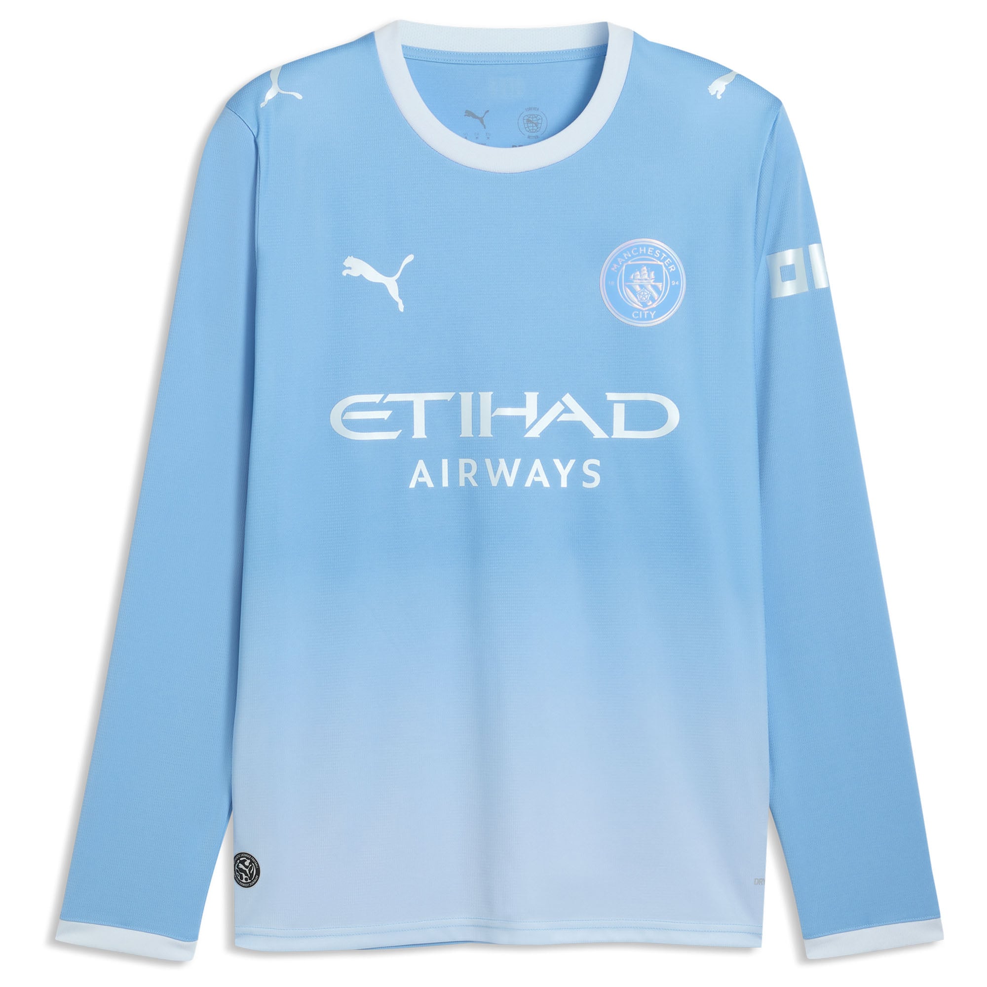Manchester City Puma Home Shirt 2026-27 - Long Sleeve with Enzo 17 printing, , rebel_hi-res