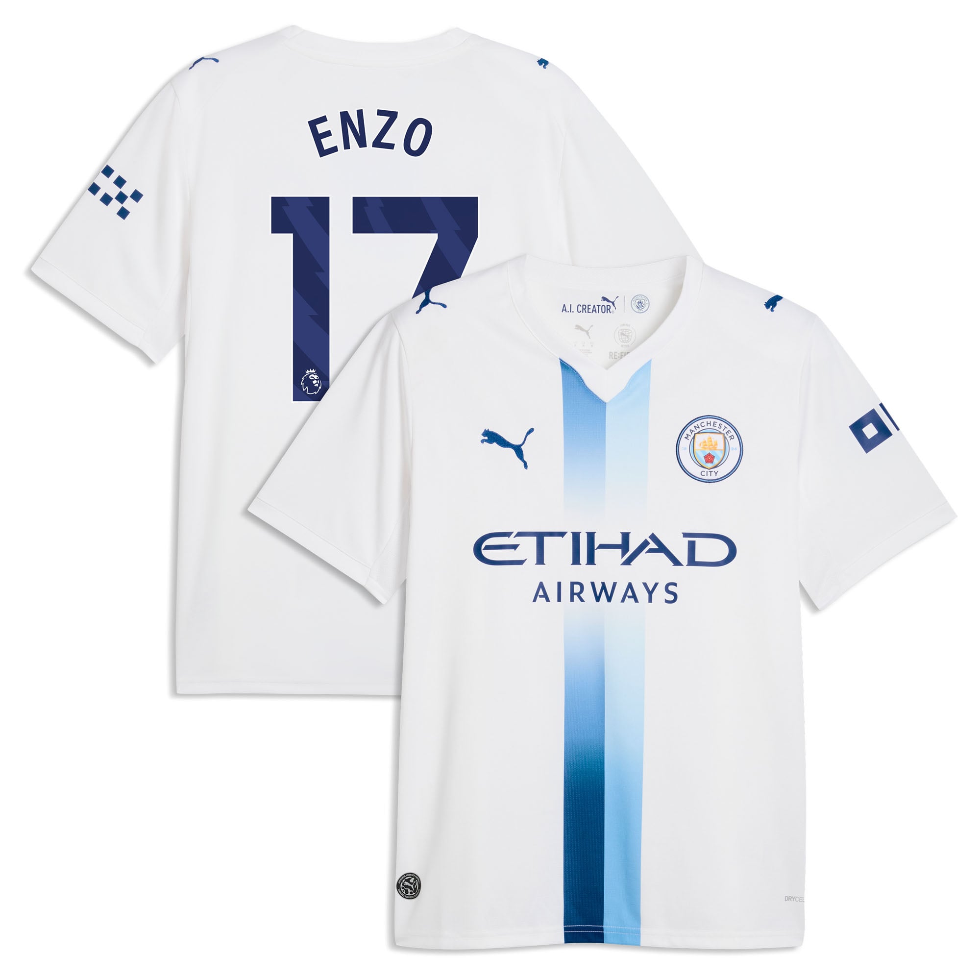Manchester City Puma Third Shirt 2026-27 with Enzo 17 printing, , rebel_hi-res