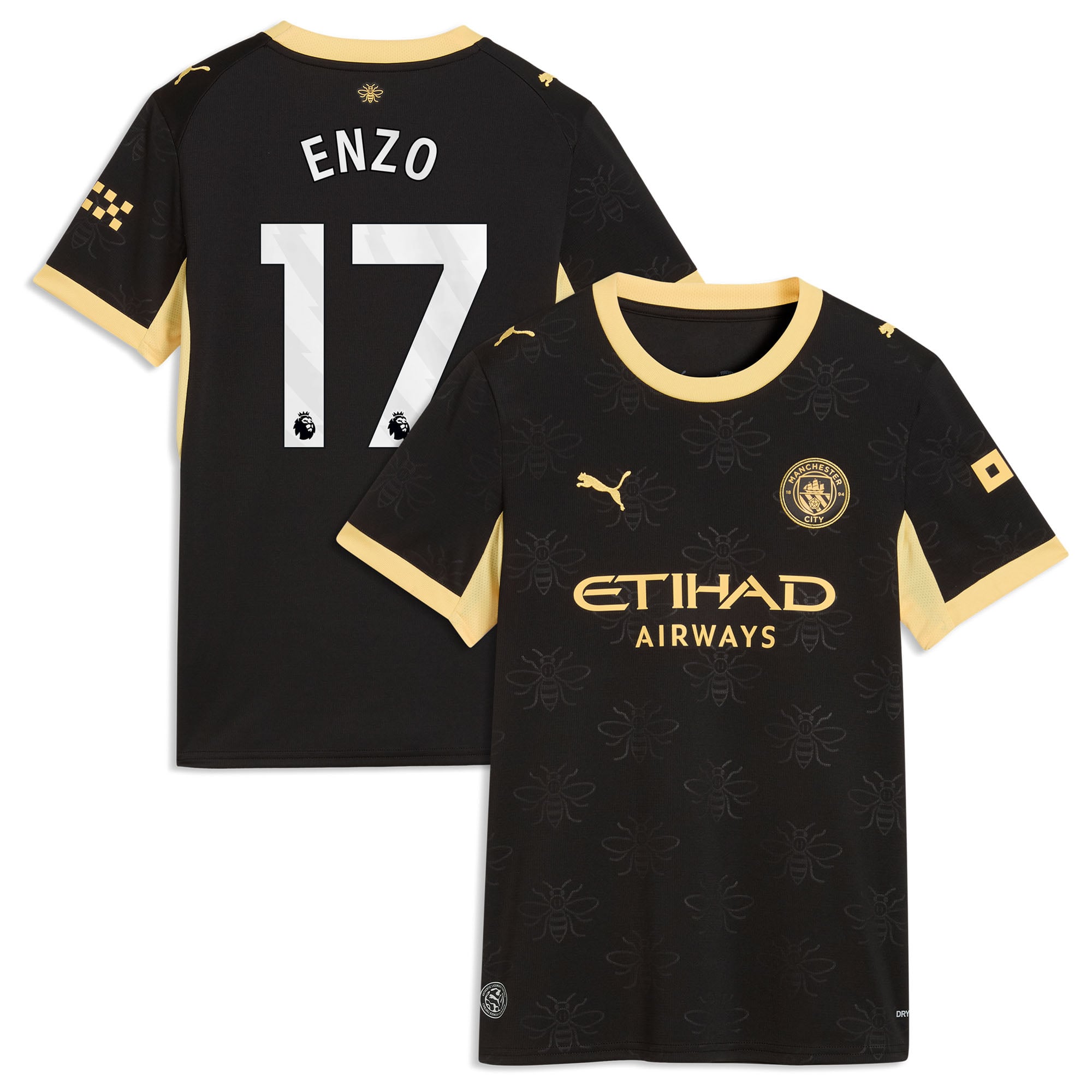 Manchester City Puma Away Shirt 2026-27 - Womens with Enzo 17 printing, , rebel_hi-res