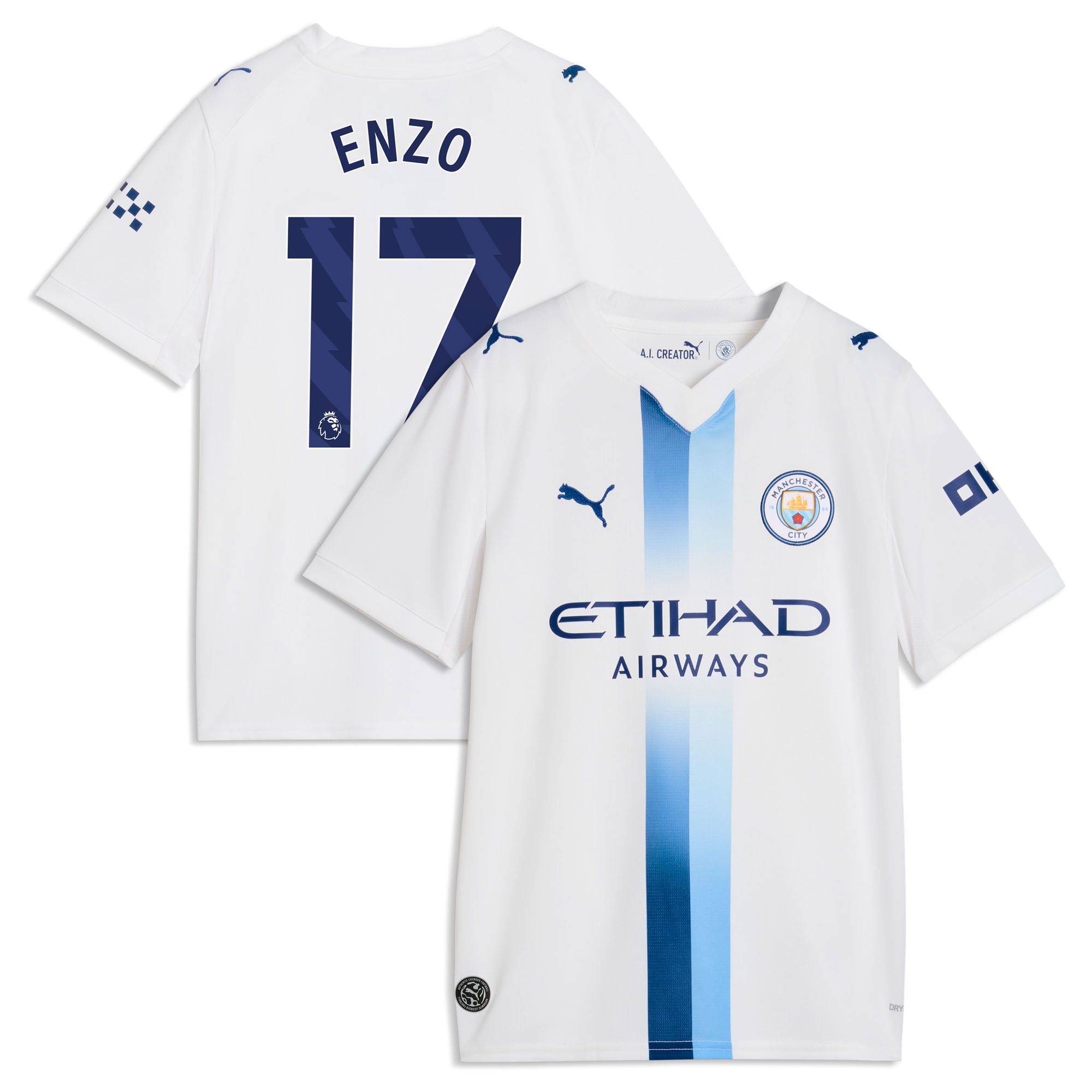 Manchester City Puma Third Shirt 2026-27 - Kids with Enzo 17 printing, , rebel_hi-res