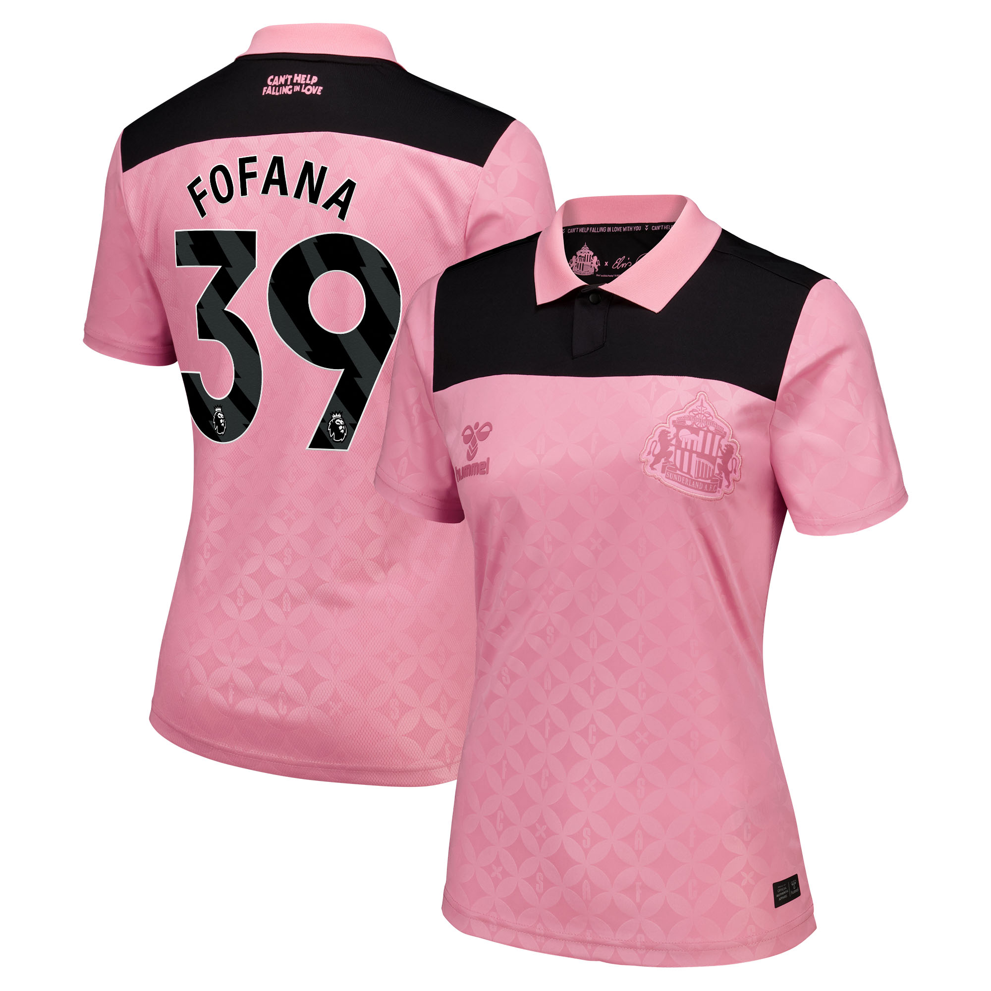Sunderland x Elvis Hummel Away Shirt 2026-27 - Womens with Fofana 39 printing, , rebel_hi-res