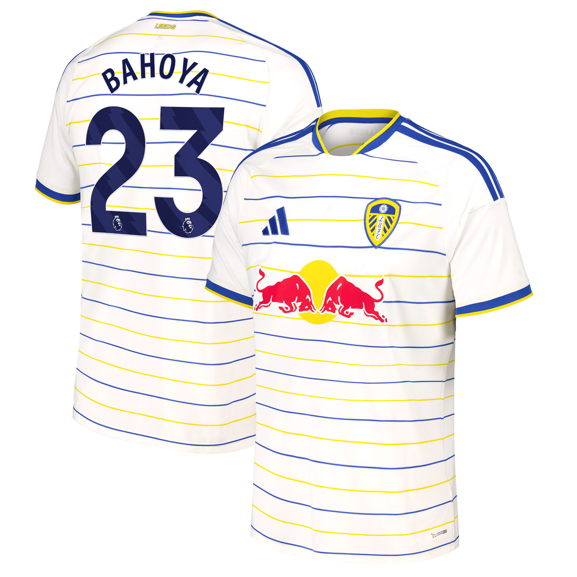 Leeds United adidas Home Shirt 2026-27 with Bahoya 23 printing, , rebel_hi-res