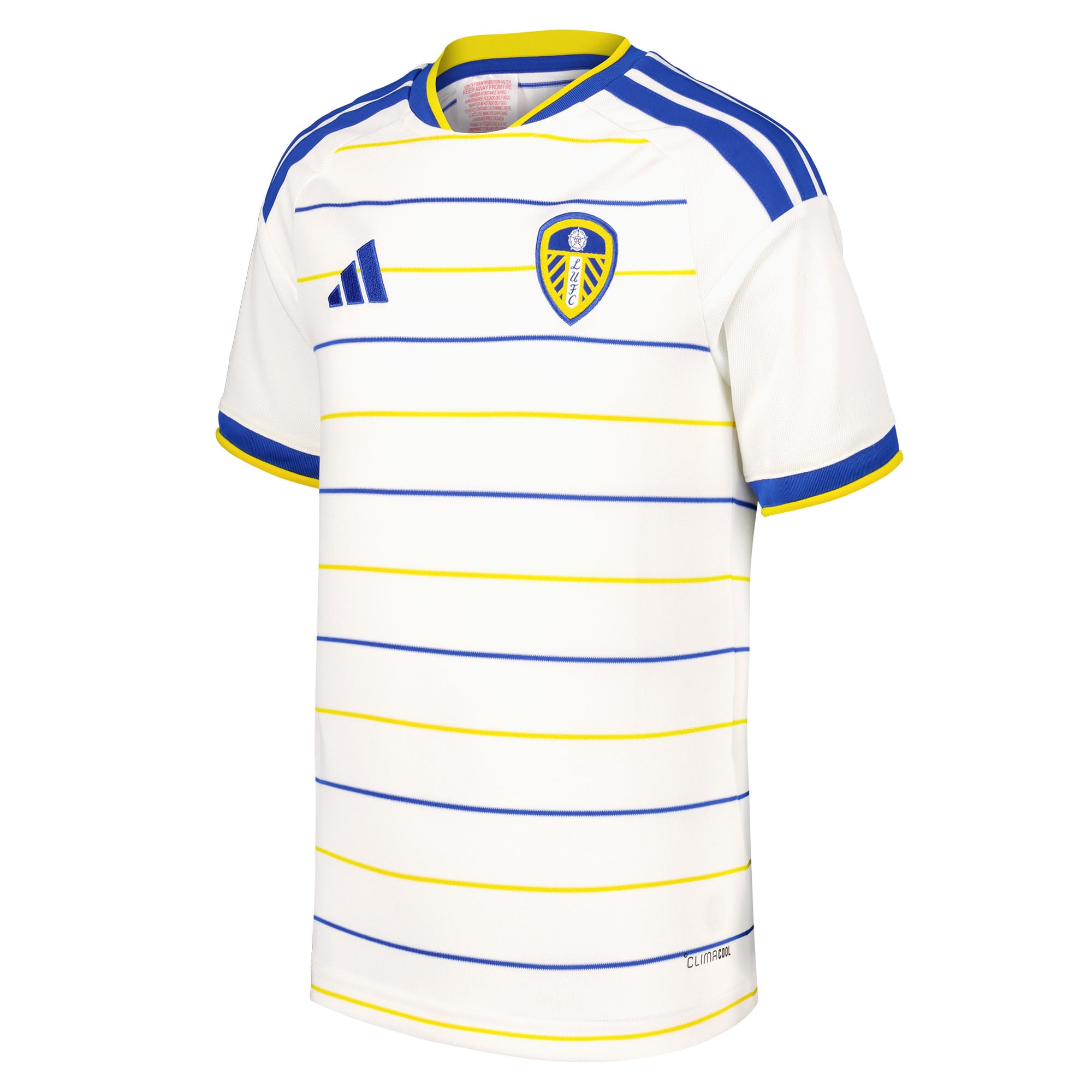Leeds United adidas Home Shirt 2026-27 - Kids with Bard 26 printing, , rebel_hi-res