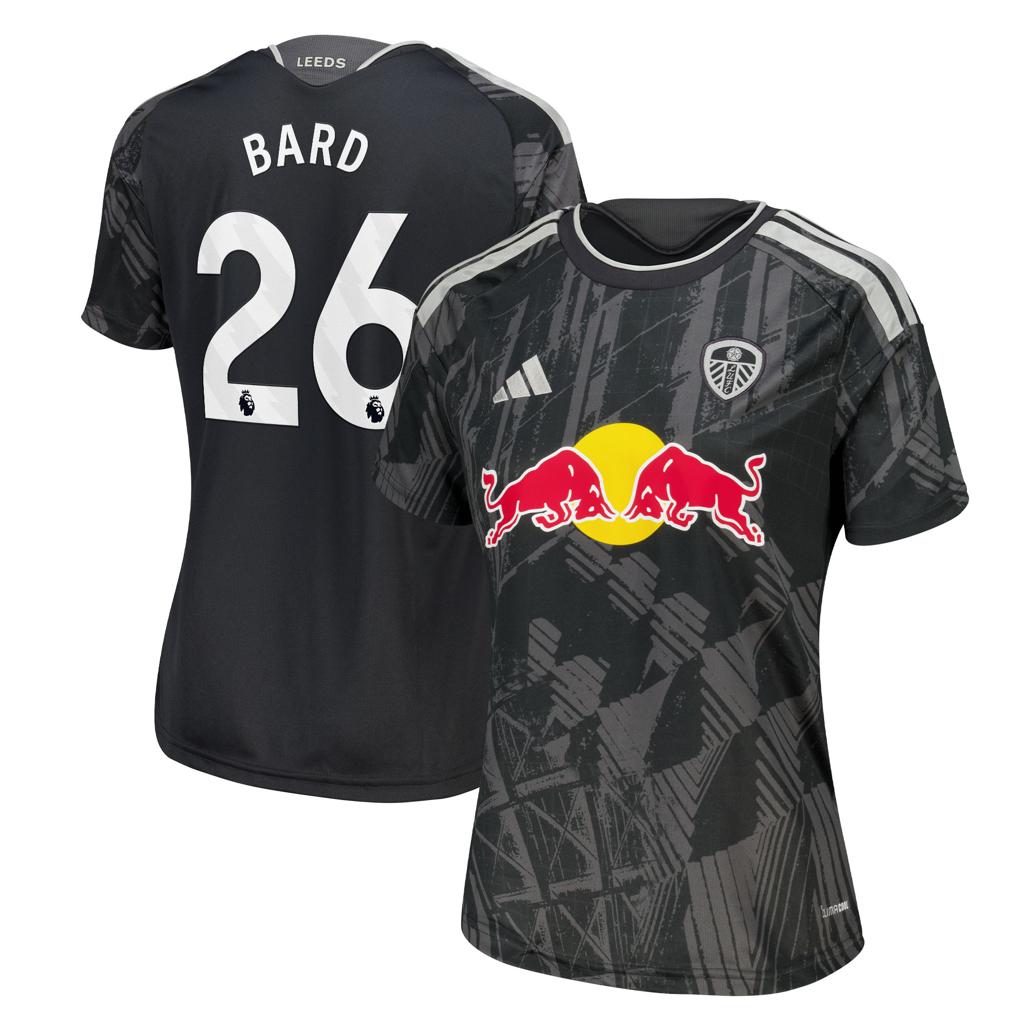 Leeds United adidas Third Shirt 2026-27 - Womens with Bard 26 printing, , rebel_hi-res