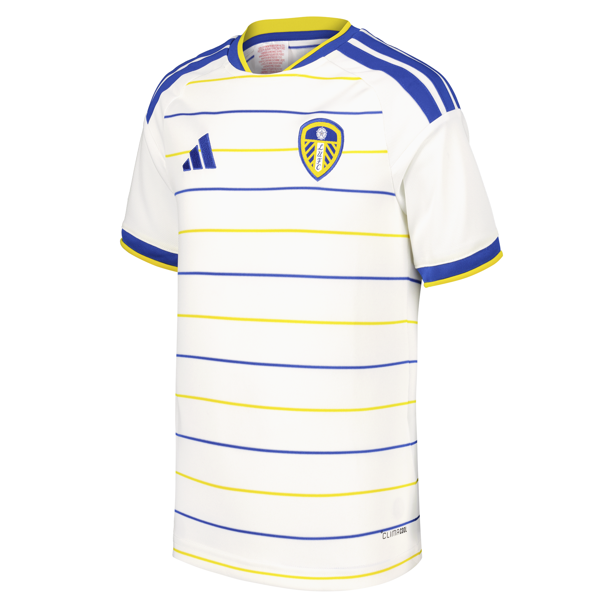 Leeds United adidas Home Shirt 2026-27 - Kids with Bahoya 23 Cup printing, , rebel_hi-res