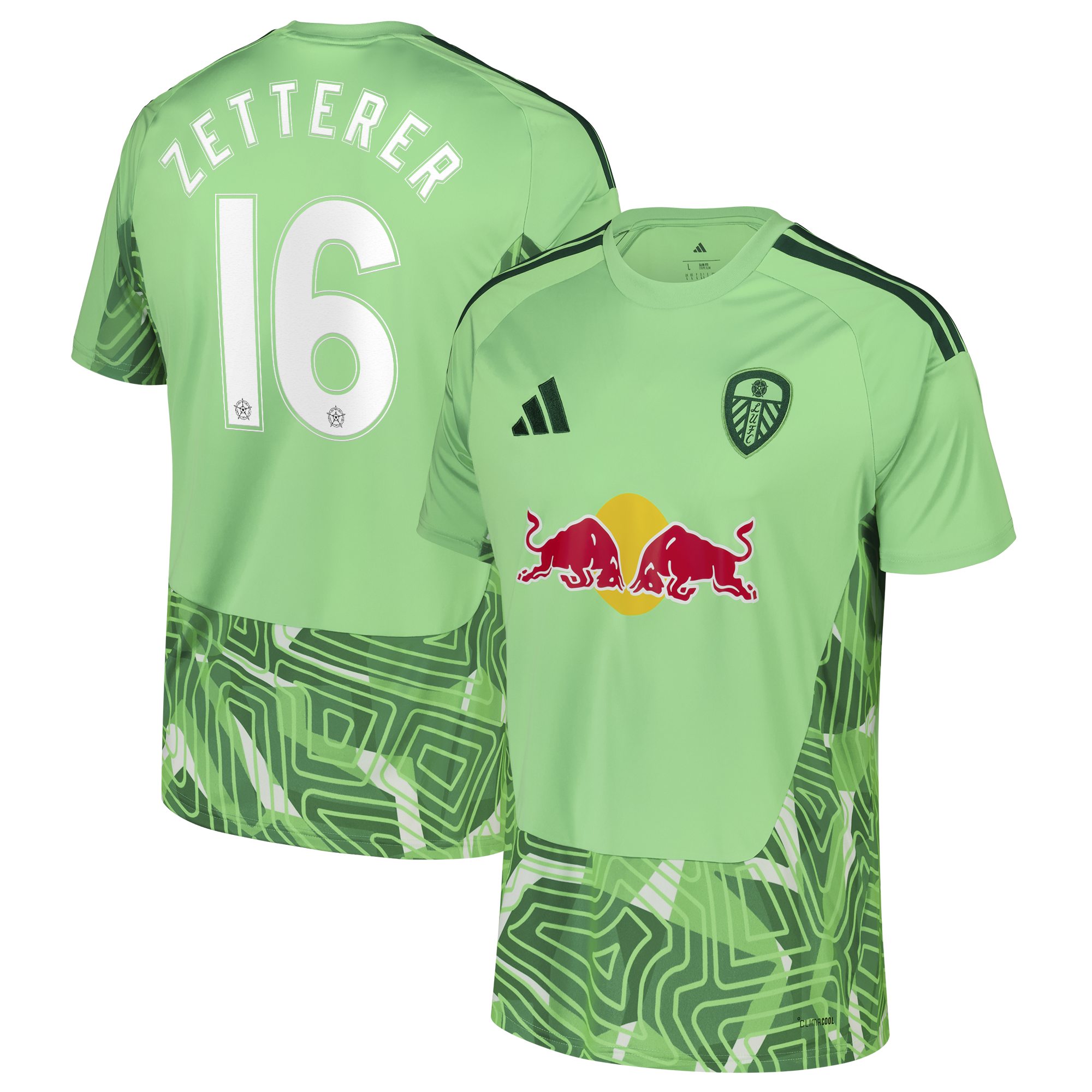 Leeds United adidas Goalkeeper Shirt 2026-27 with Zetterer 16 Cup printing, , rebel_hi-res