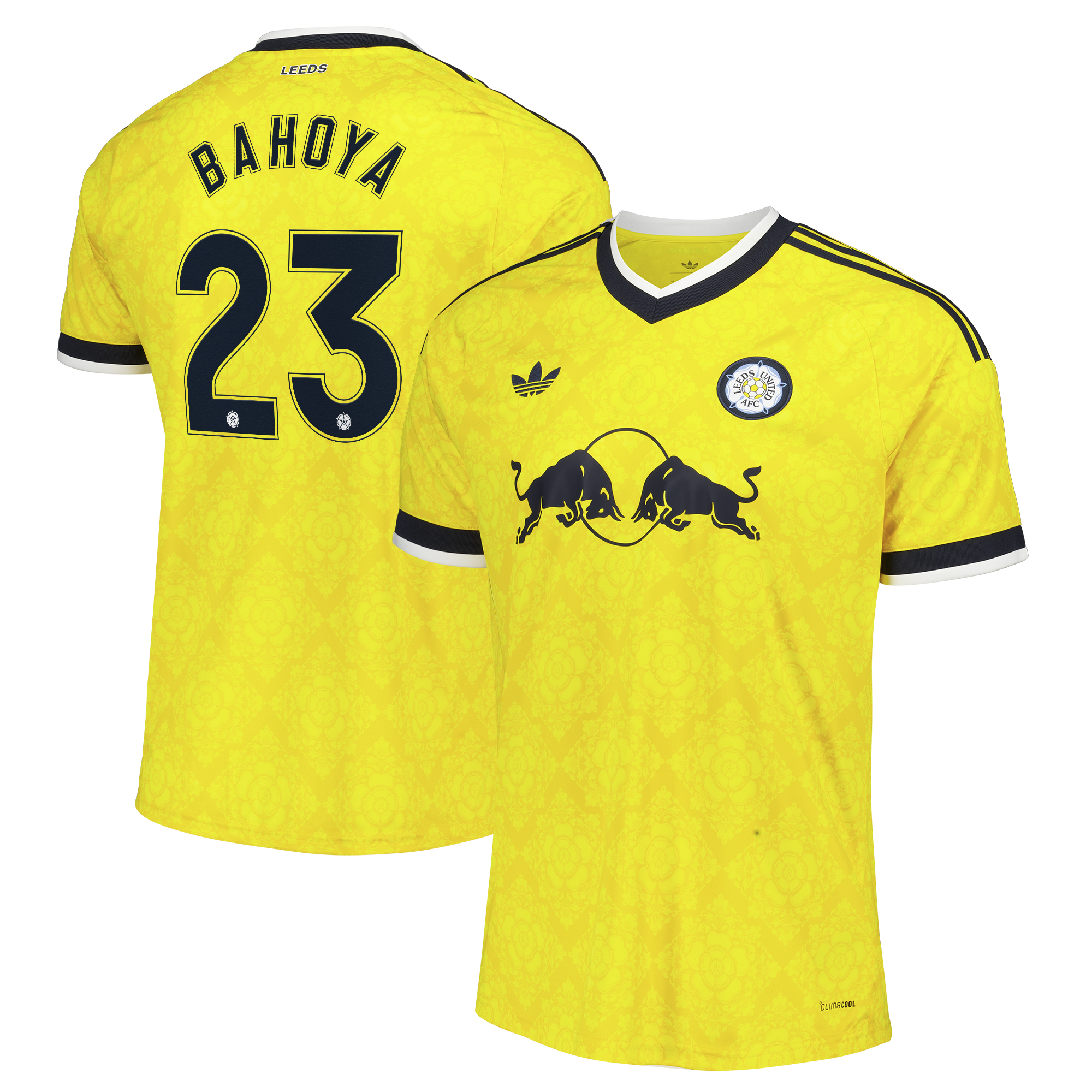 Leeds United adidas Away Shirt 2026-27 with Bahoya 23 Cup printing, , rebel_hi-res