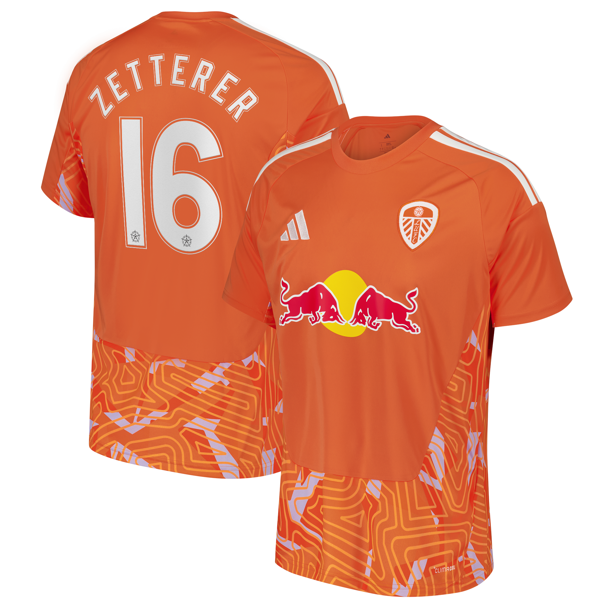 Leeds United adidas Goalkeeper Shirt 2026-27 with Zetterer 16 Cup printing, , rebel_hi-res