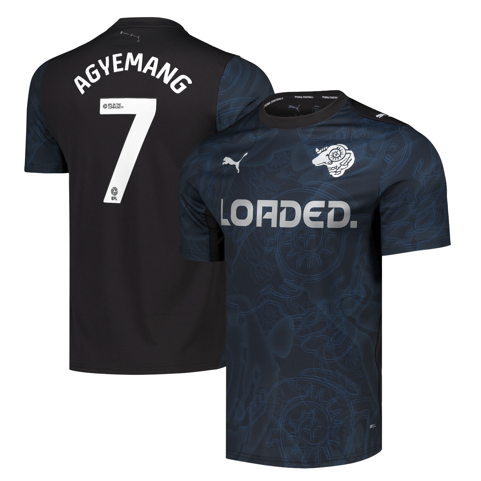 Derby County PUMA Third Shirt 2026-27 with Agyemang 7 printing, , rebel_hi-res