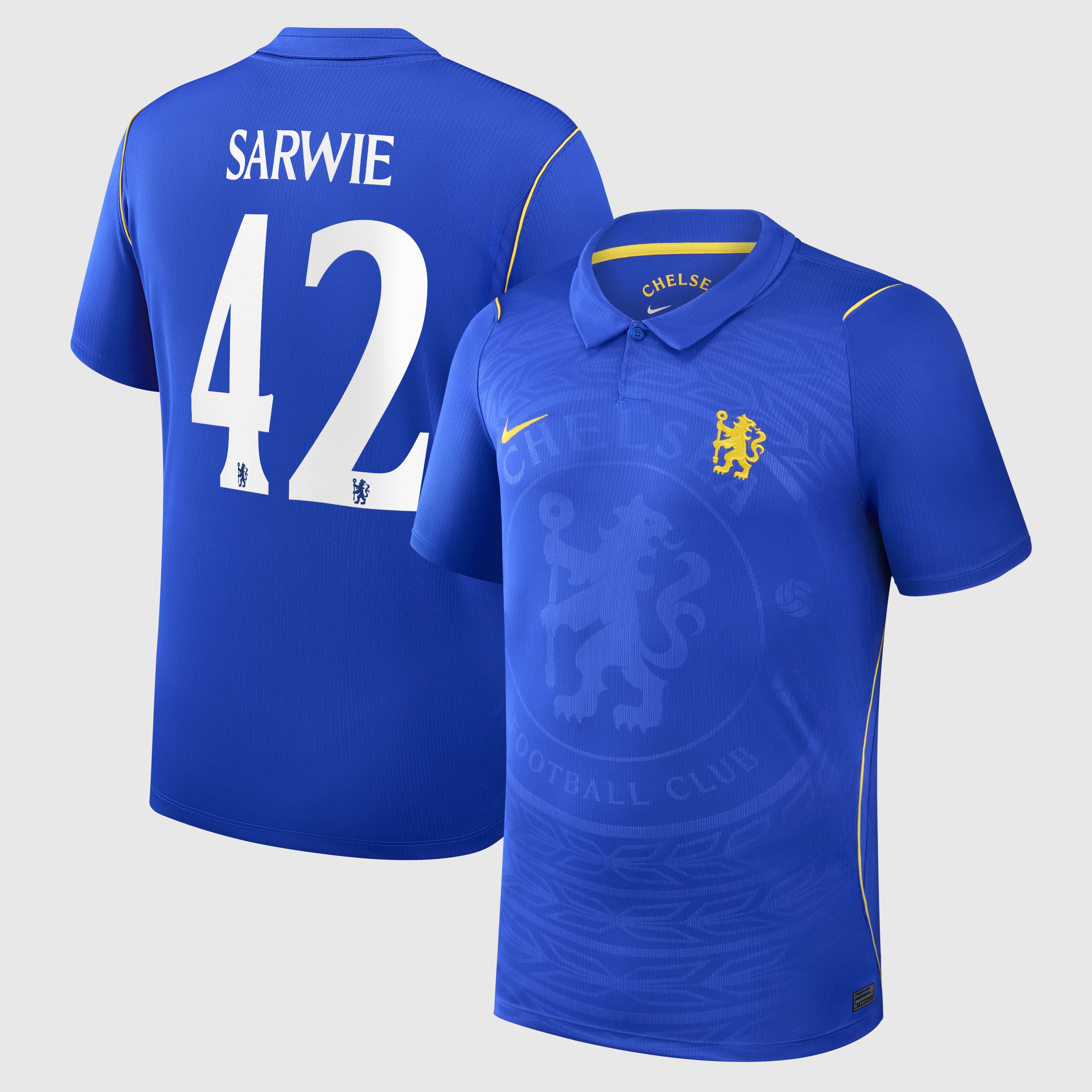 Chelsea Cup Nike Home Stadium Shirt 2026-27 with Sarwie 42 printing, , rebel_hi-res