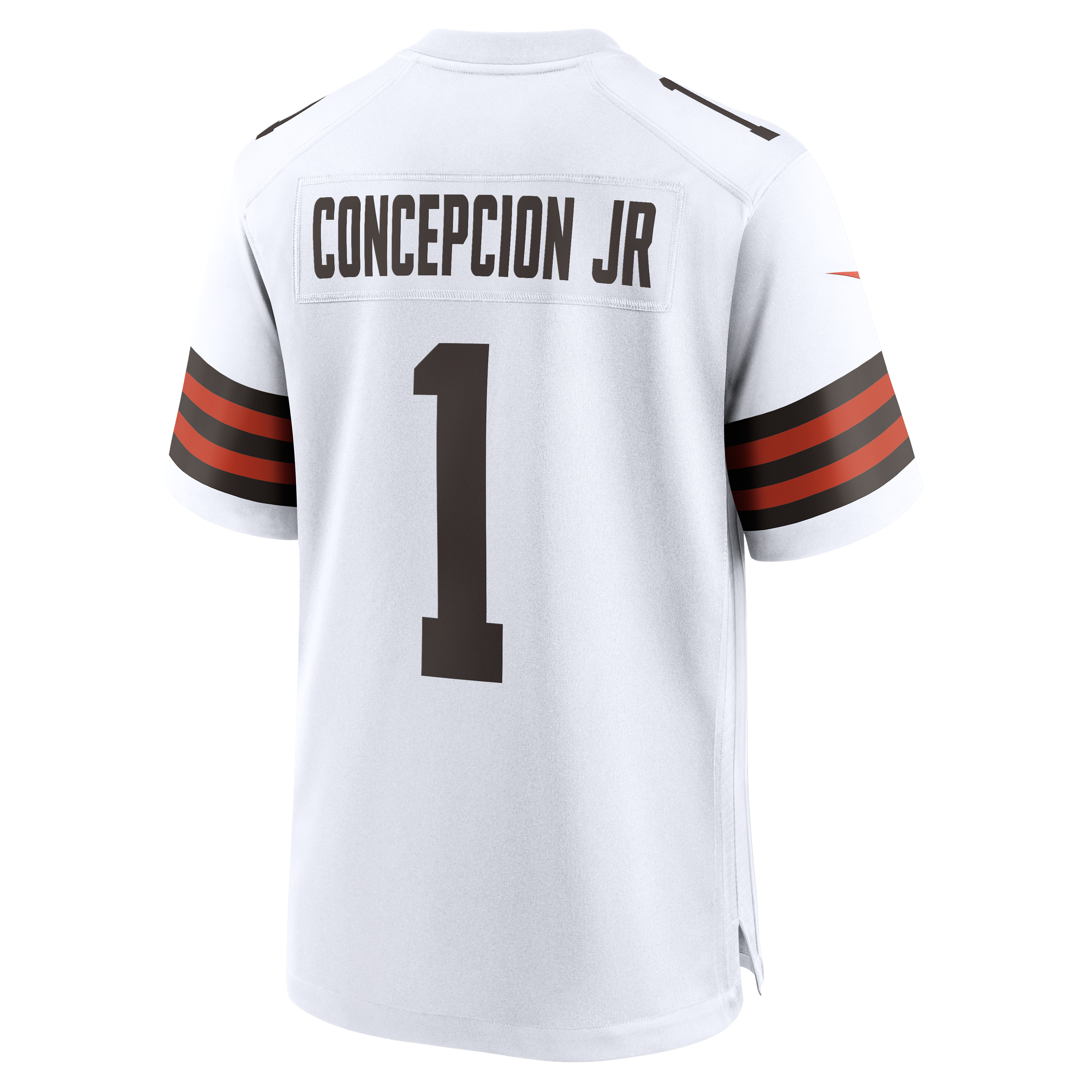 Cleveland Browns Nike Game Road Jersey - White - KC Concepcion Jr. - Mens, , rebel_hi-res