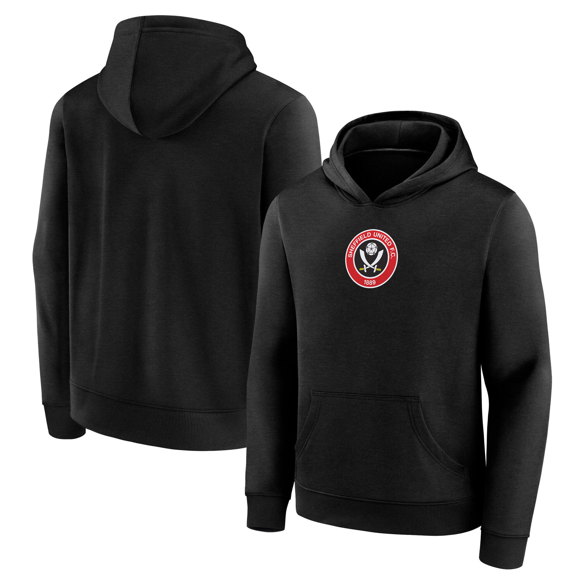 Sheffield United Core Hoodie - Black - Kids, , rebel_hi-res