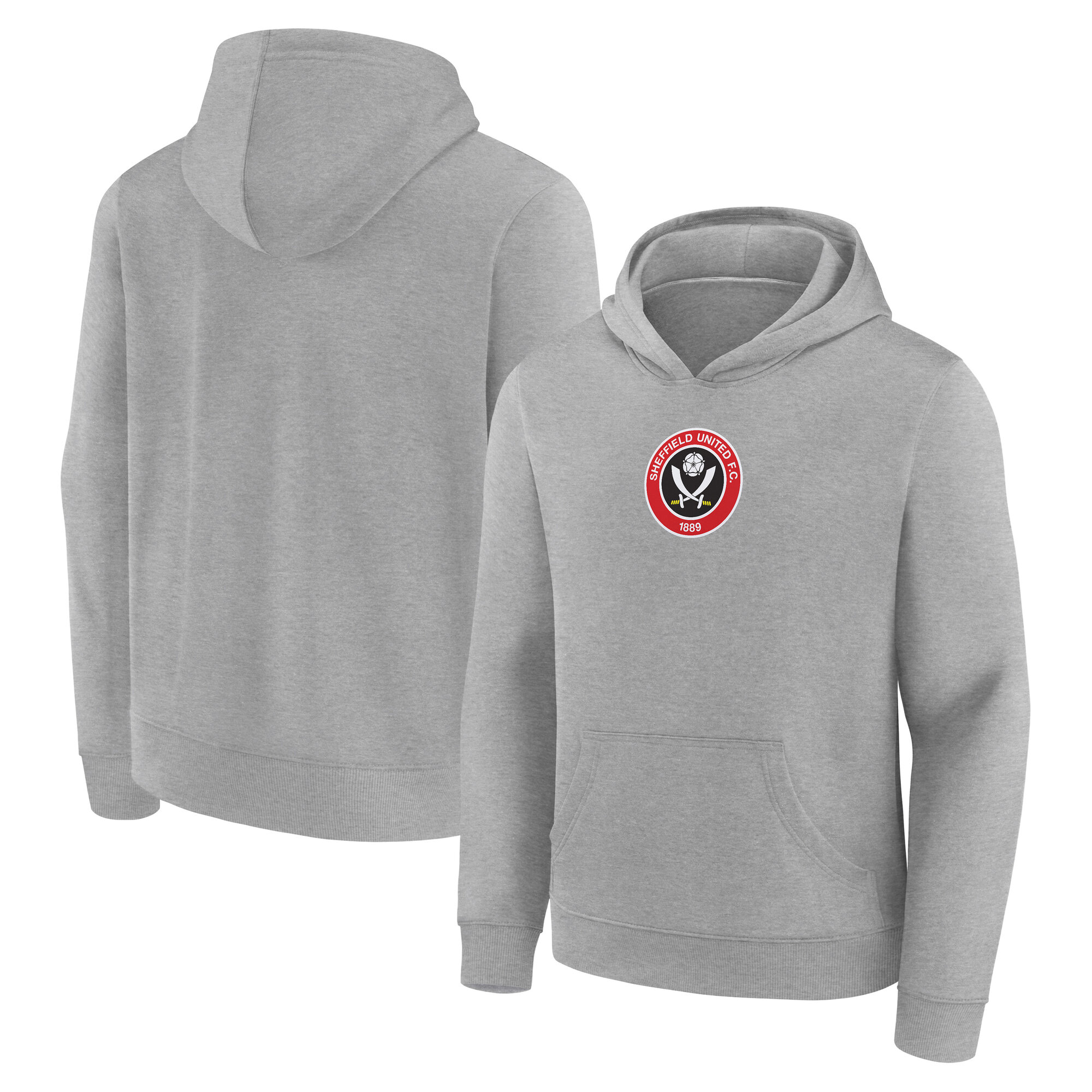 Sheffield United Core Hoodie - Grey - Kids, , rebel_hi-res