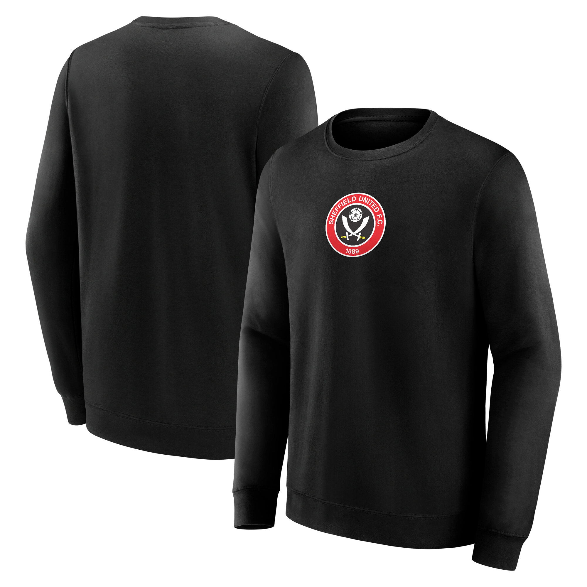 Sheffield United Core Crew Sweat - Black - Kids, , rebel_hi-res