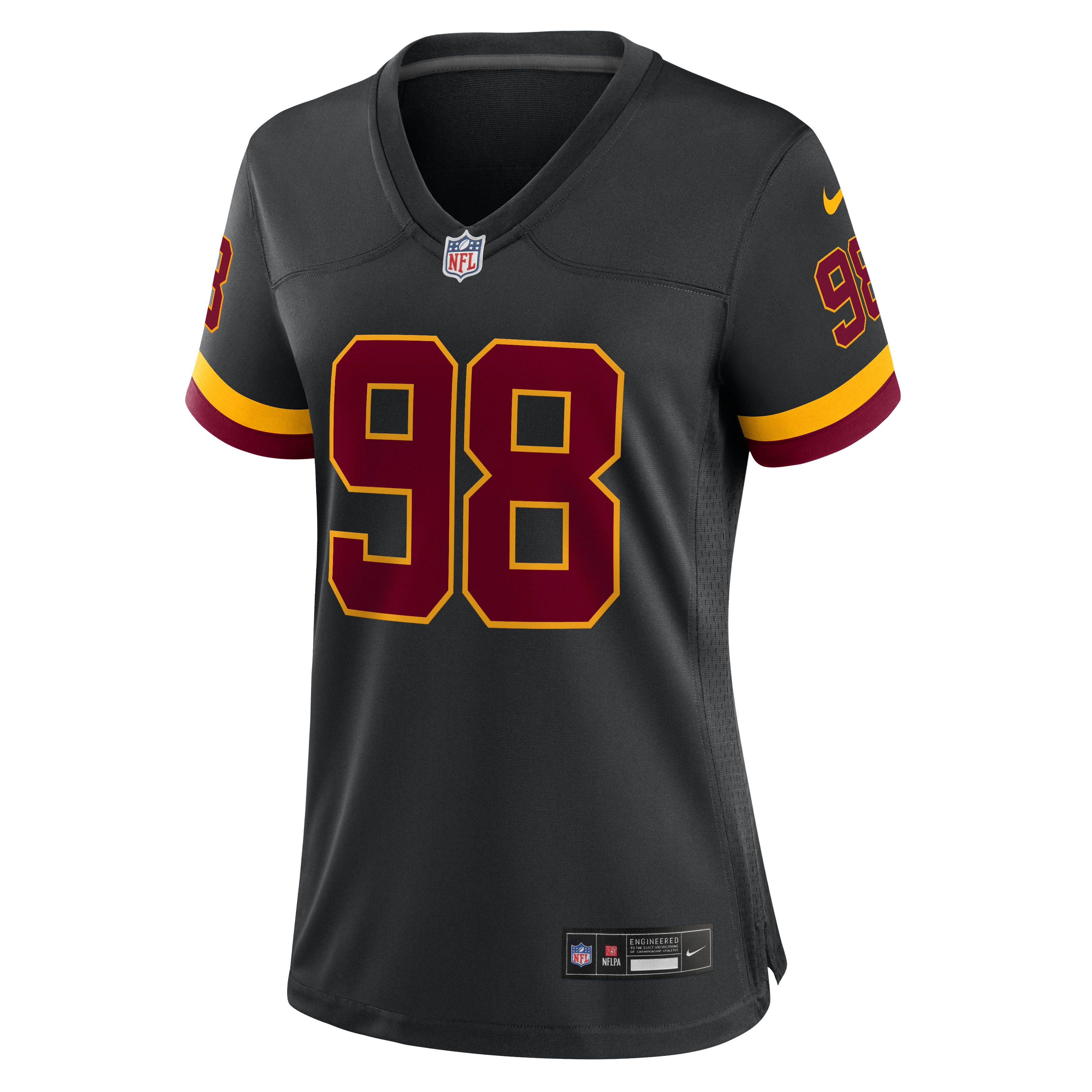 Washington Commanders Nike Game Alternate Jersey - Black - Odafe Oweh - Womens, , rebel_hi-res