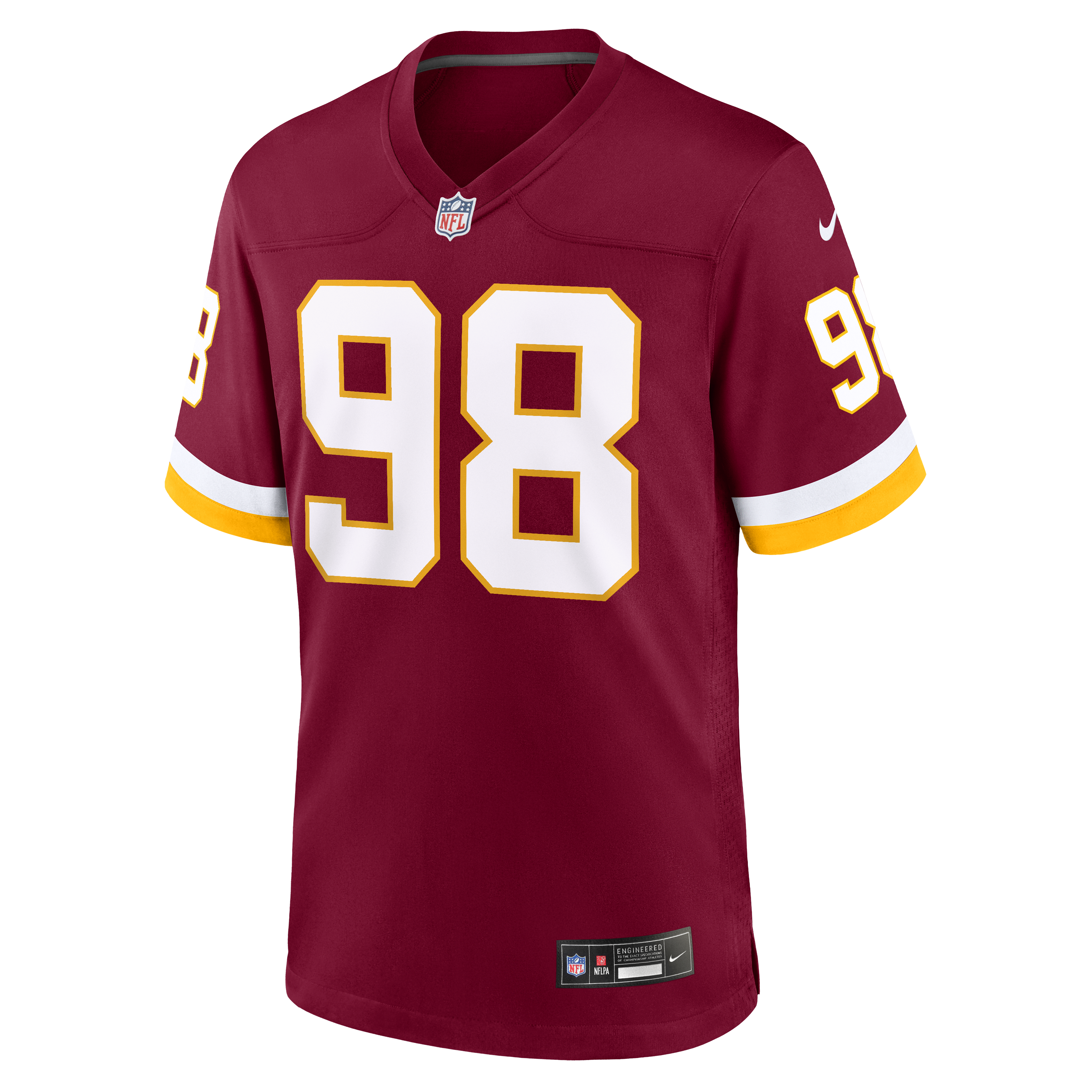Washington Commanders Nike Home Game Jersey - Burgandy - Odafe Oweh - Youth, , rebel_hi-res