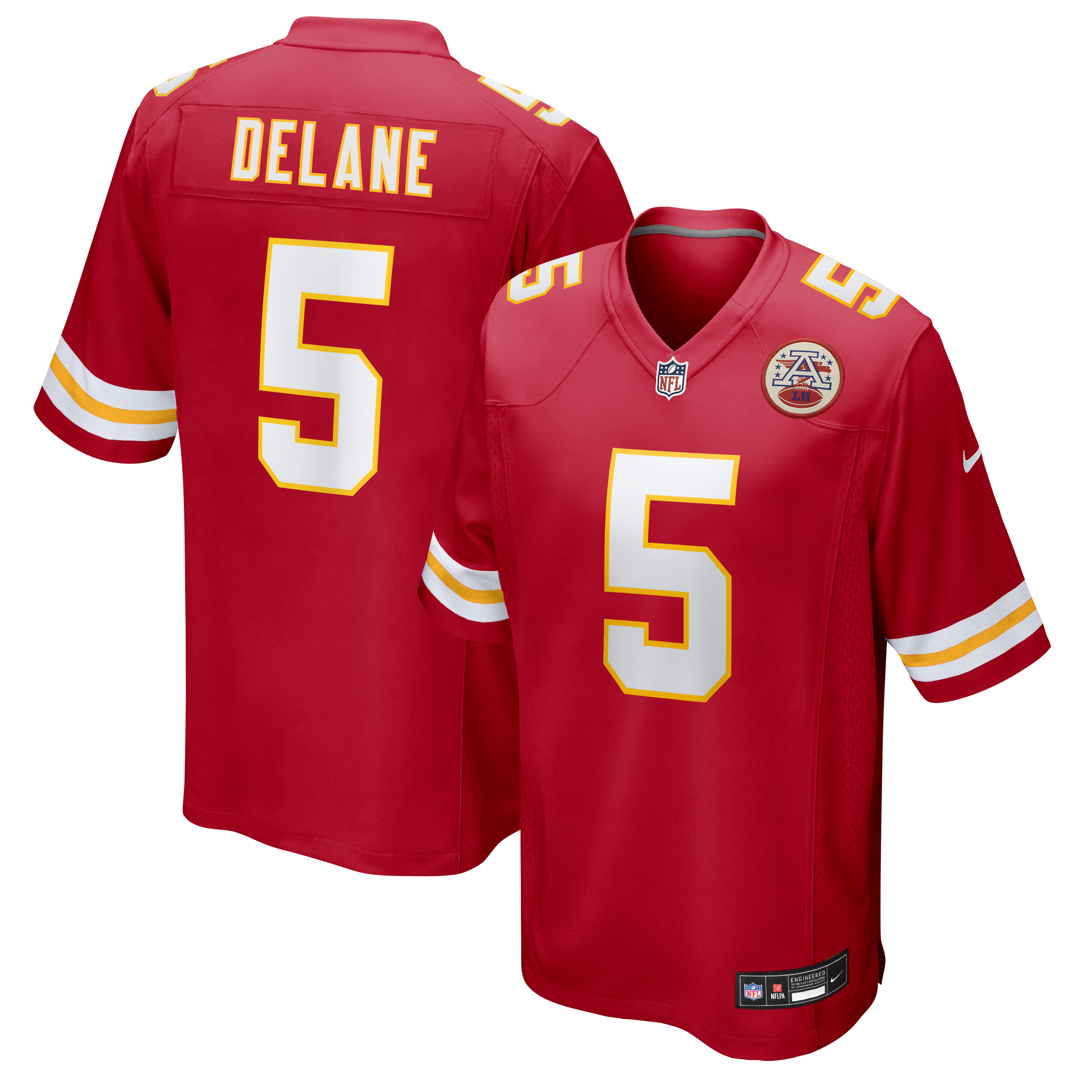 Kansas City Chiefs Nike Home Game Jersey - Red - Mansoor Delane - Mens, , rebel_hi-res