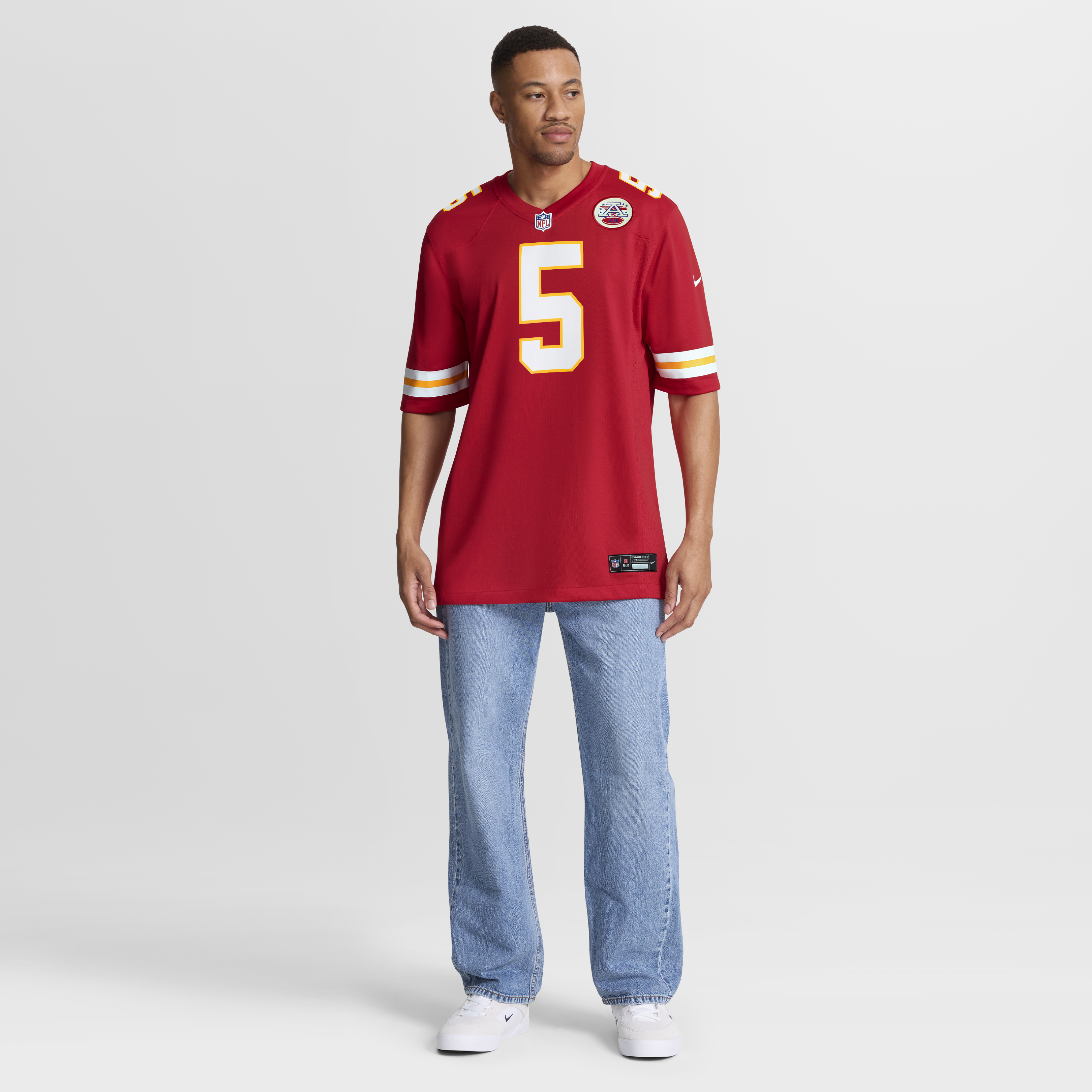 Kansas City Chiefs Nike Home Game Jersey - Red - Mansoor Delane - Mens, , rebel_hi-res