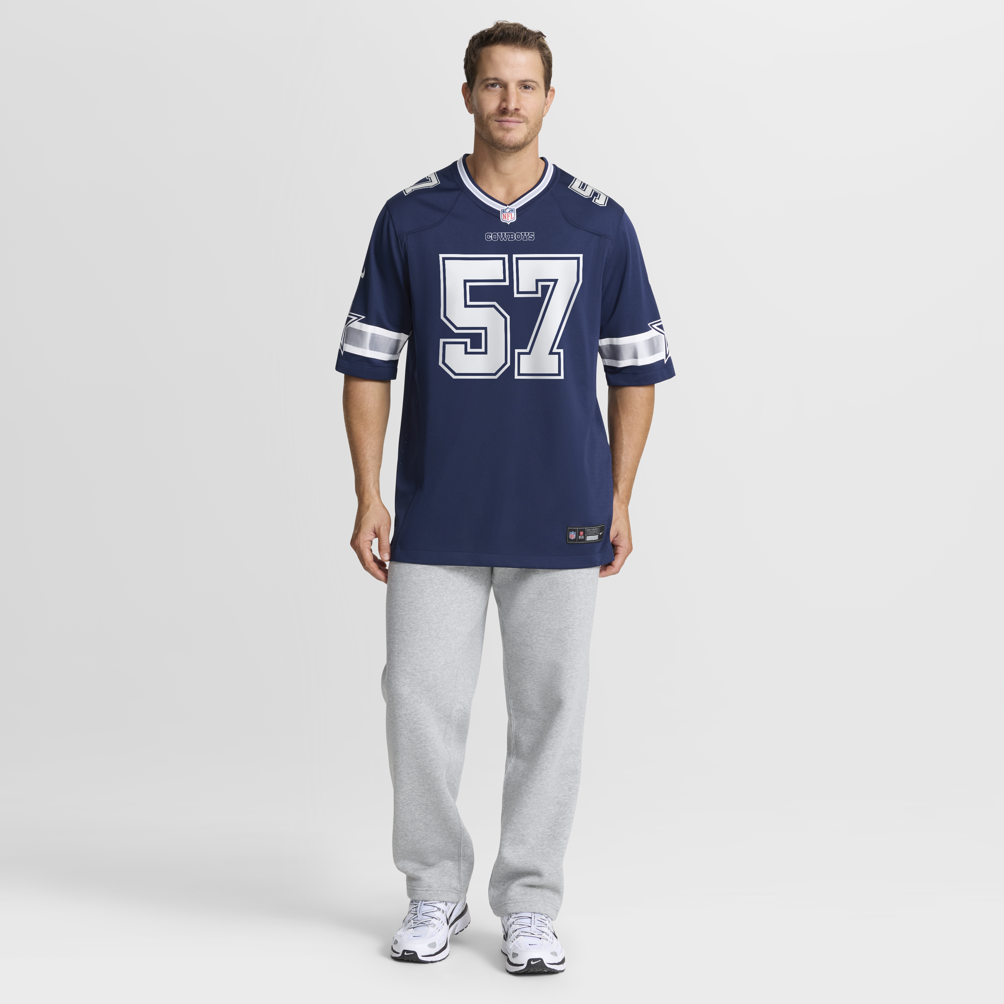 Dallas Cowboys Nike Home Game Jersey - Navy - Malachi Lawrence - Mens, , rebel_hi-res