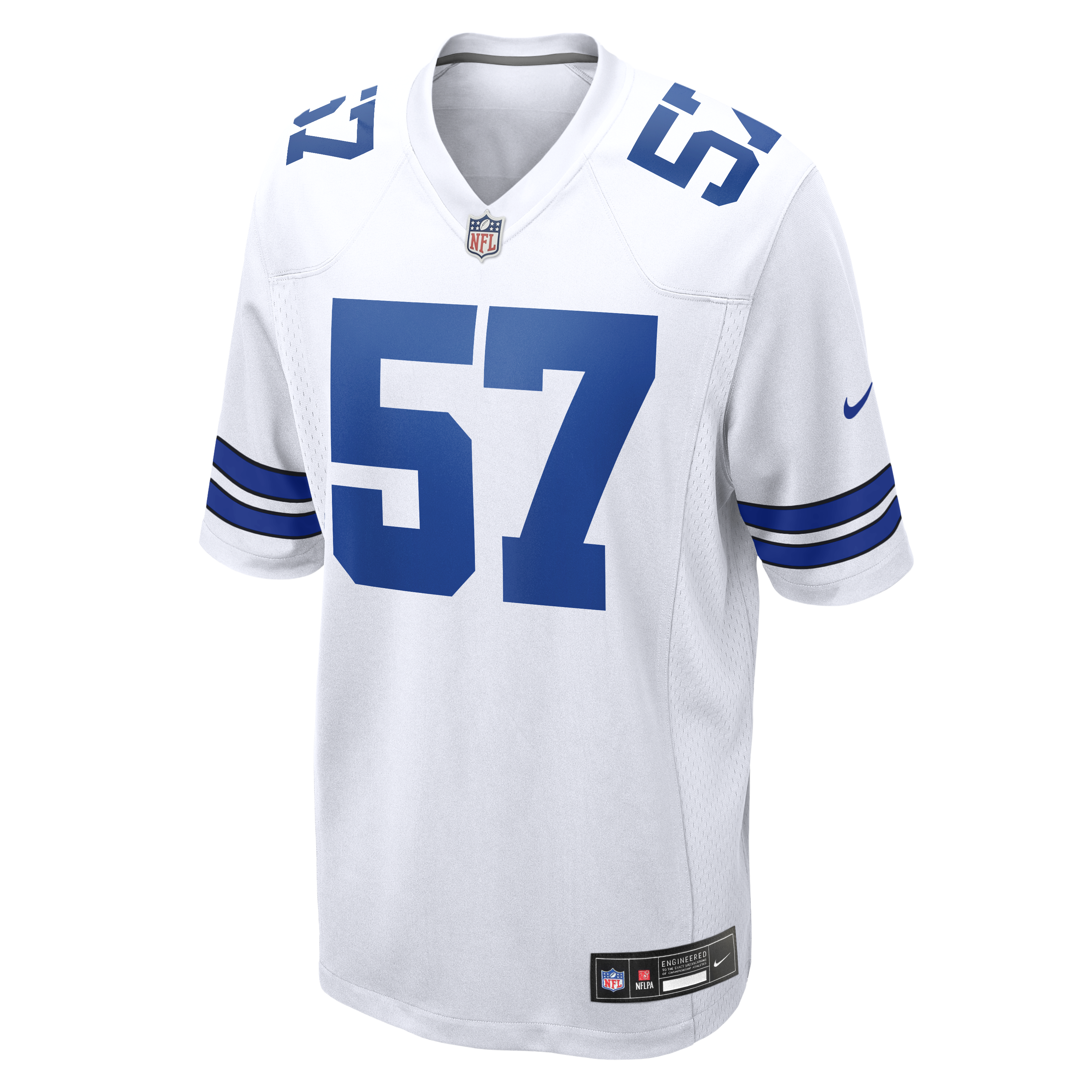 Dallas Cowboys Nike Game Road Jersey - White - Malachi Lawrence - Mens, , rebel_hi-res
