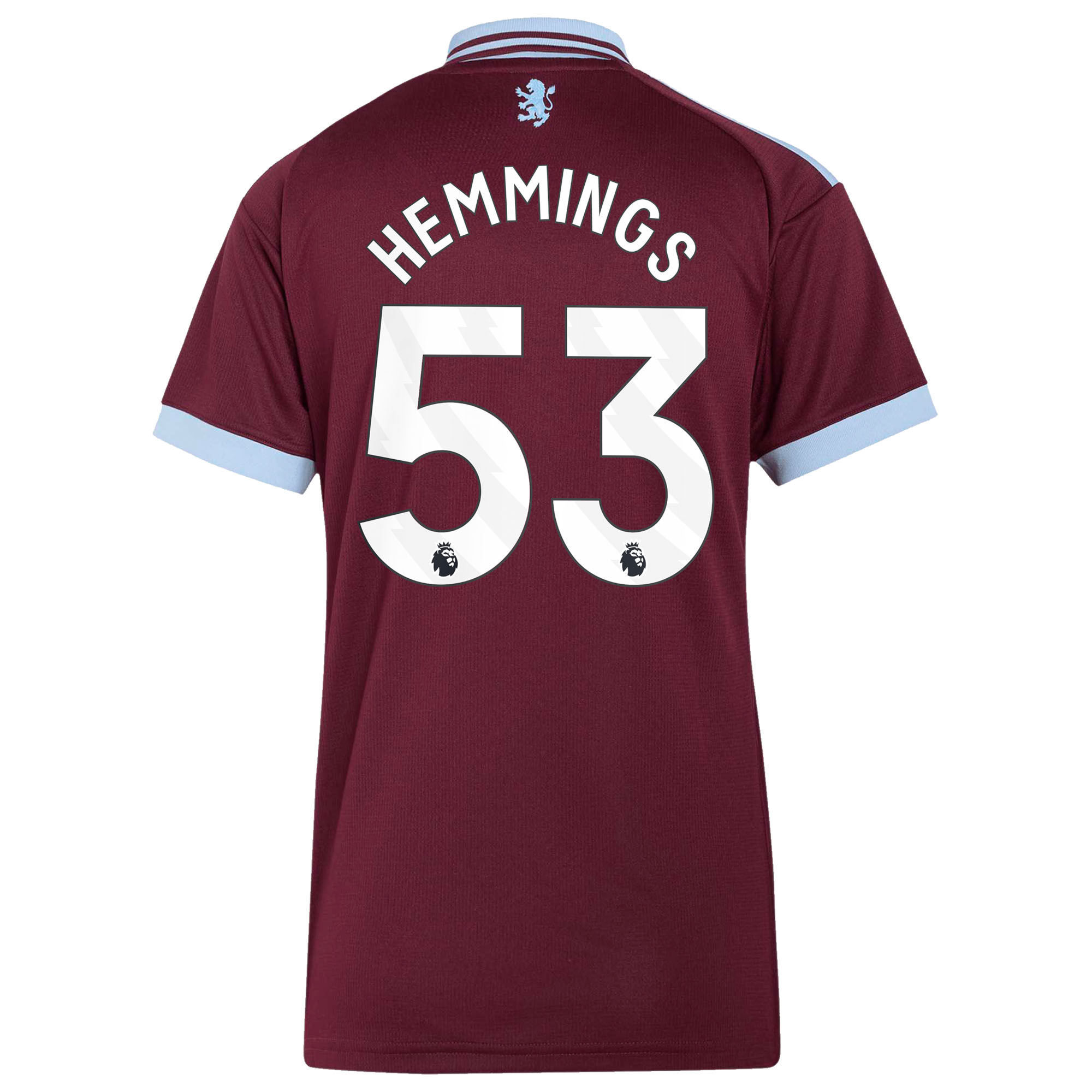 Aston Villa adidas Home Shirt 2026-27 - Womens with Hemmings 53 printing, , rebel_hi-res