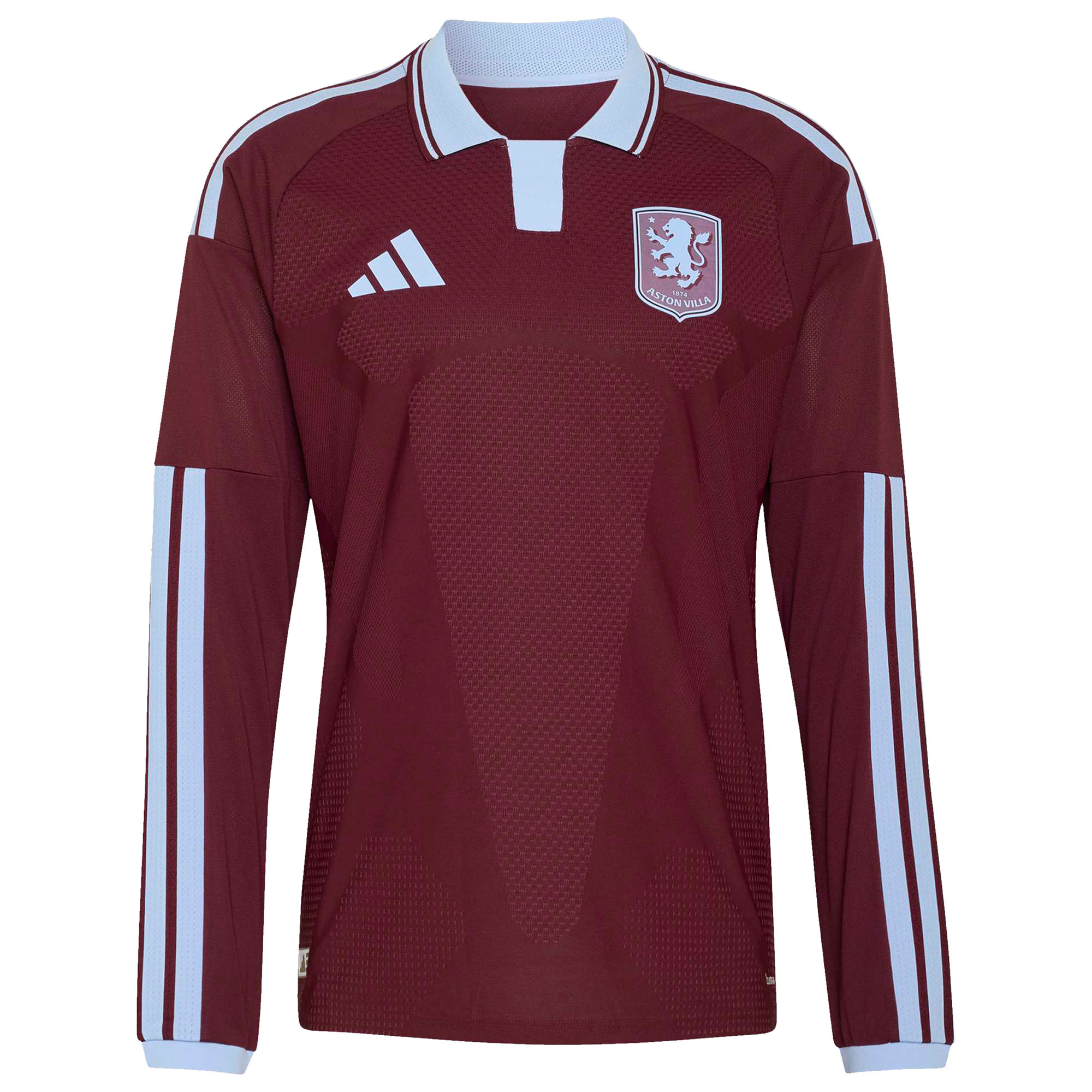 Aston Villa adidas Home Authentic Shirt 2026-27 - Long Sleeve with Hemmings 53 printing, , rebel_hi-res