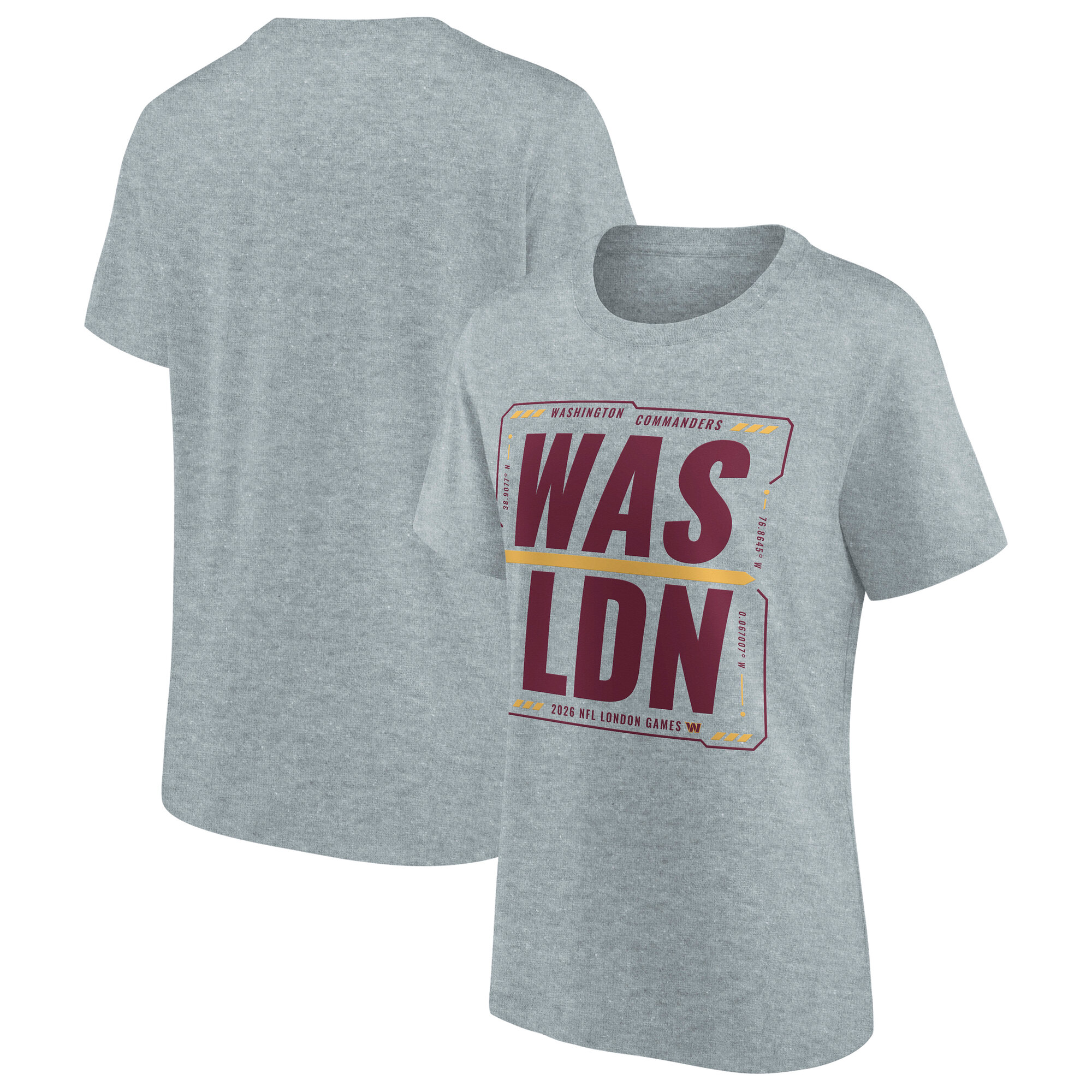 Washington Commanders International City Games 2026 Hometown T-Shirt - London - Womens, , rebel_hi-res