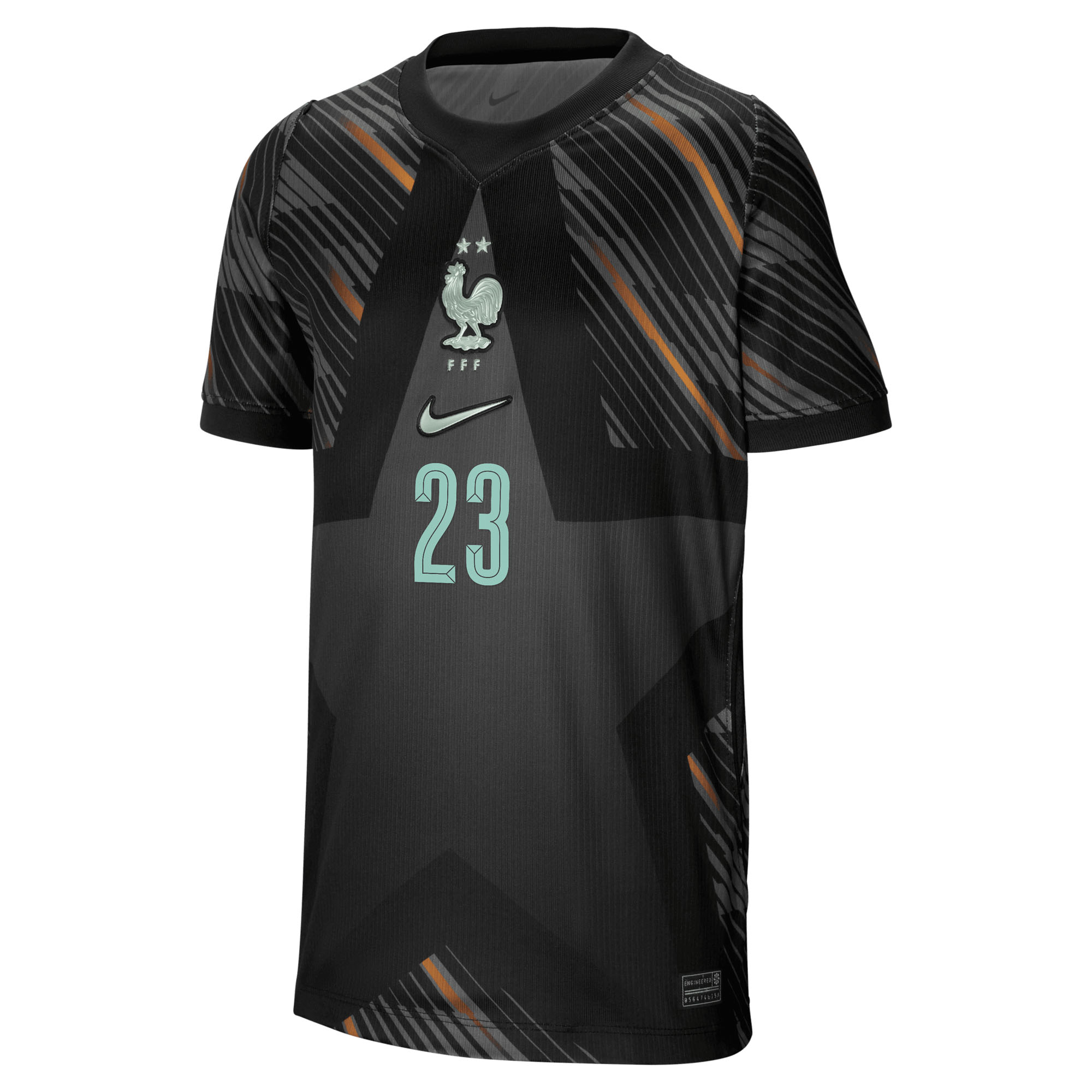 France Nike Stadium Goalkeeper Shirt 2026 - Kids with Butez 23 printing ...