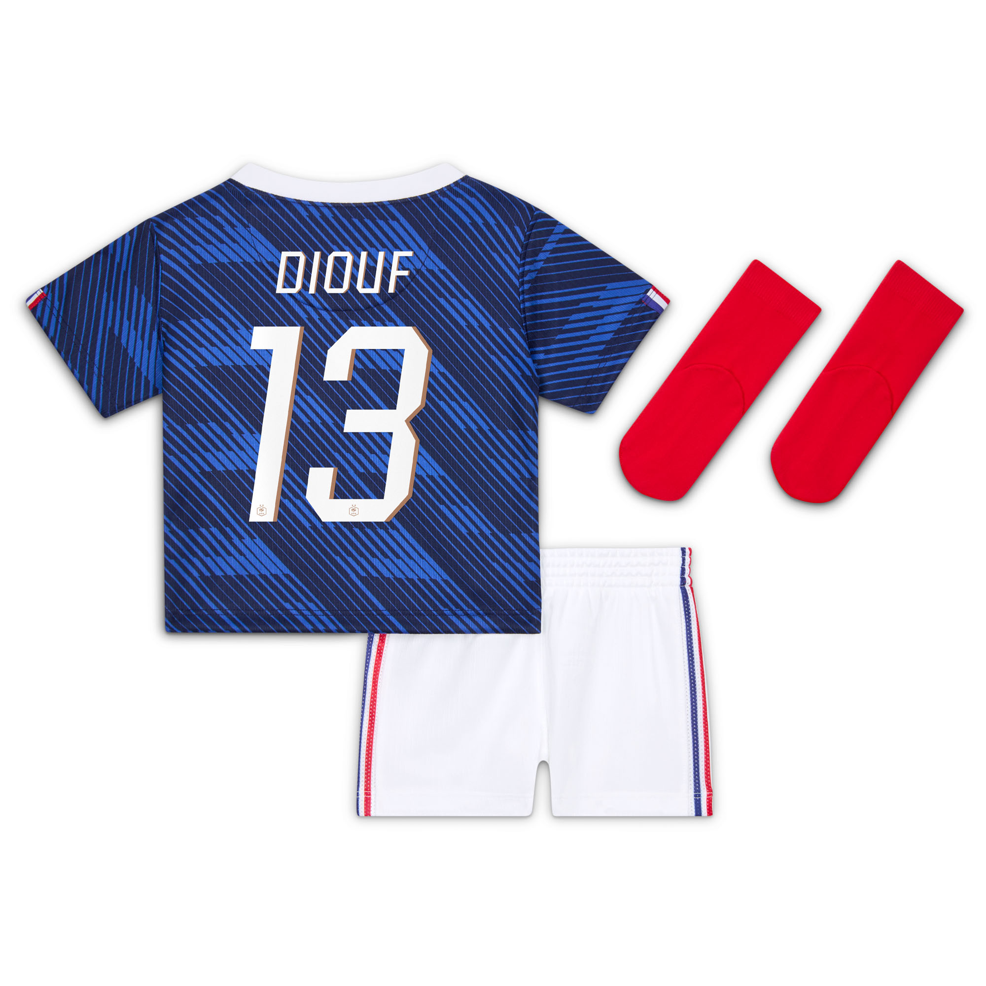 France Nike Home Stadium Mini Kit 2026 - Infants with Diouf 13 printing, , rebel_hi-res