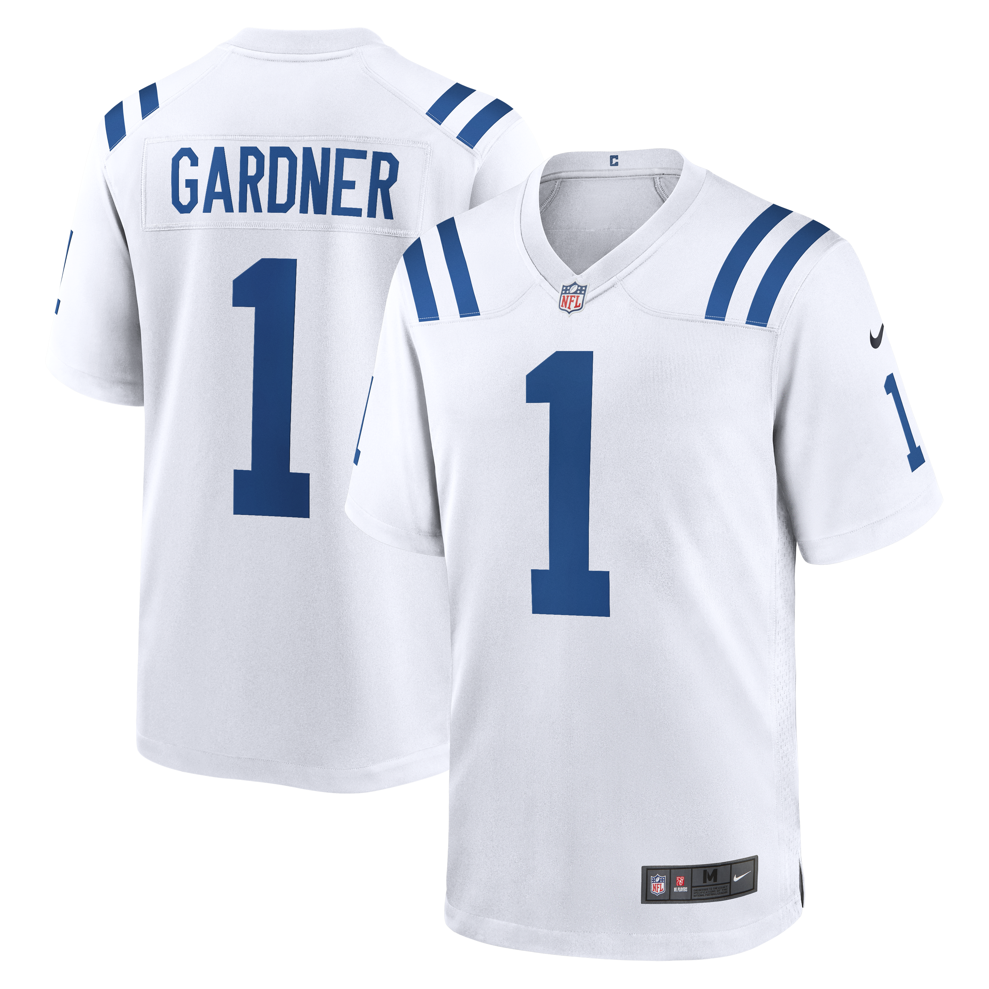 Indianapolis Colts Nike Game Road Jersey - White - Ahmad Sauce Gardner - Mens, , rebel_hi-res