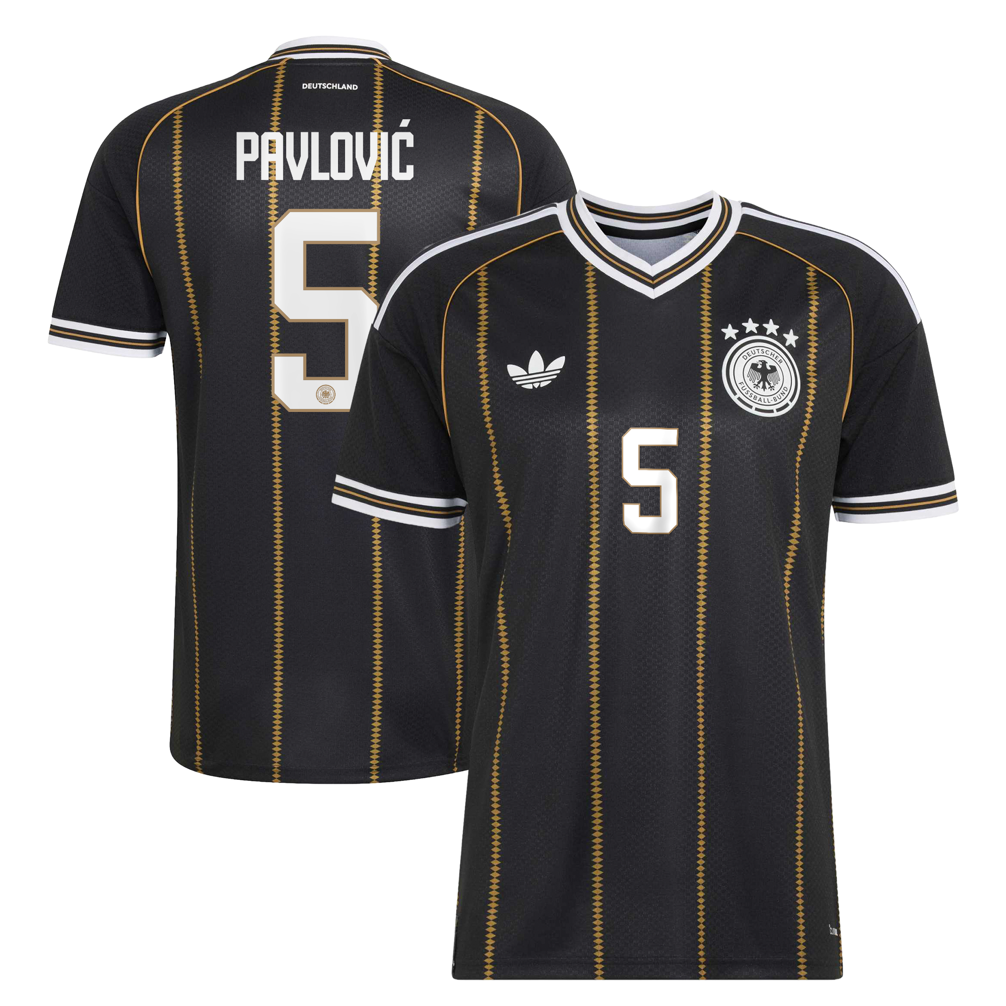 Germany National Team adidas Third Shirt 2026 with Pavlović 5 printing, , rebel_hi-res